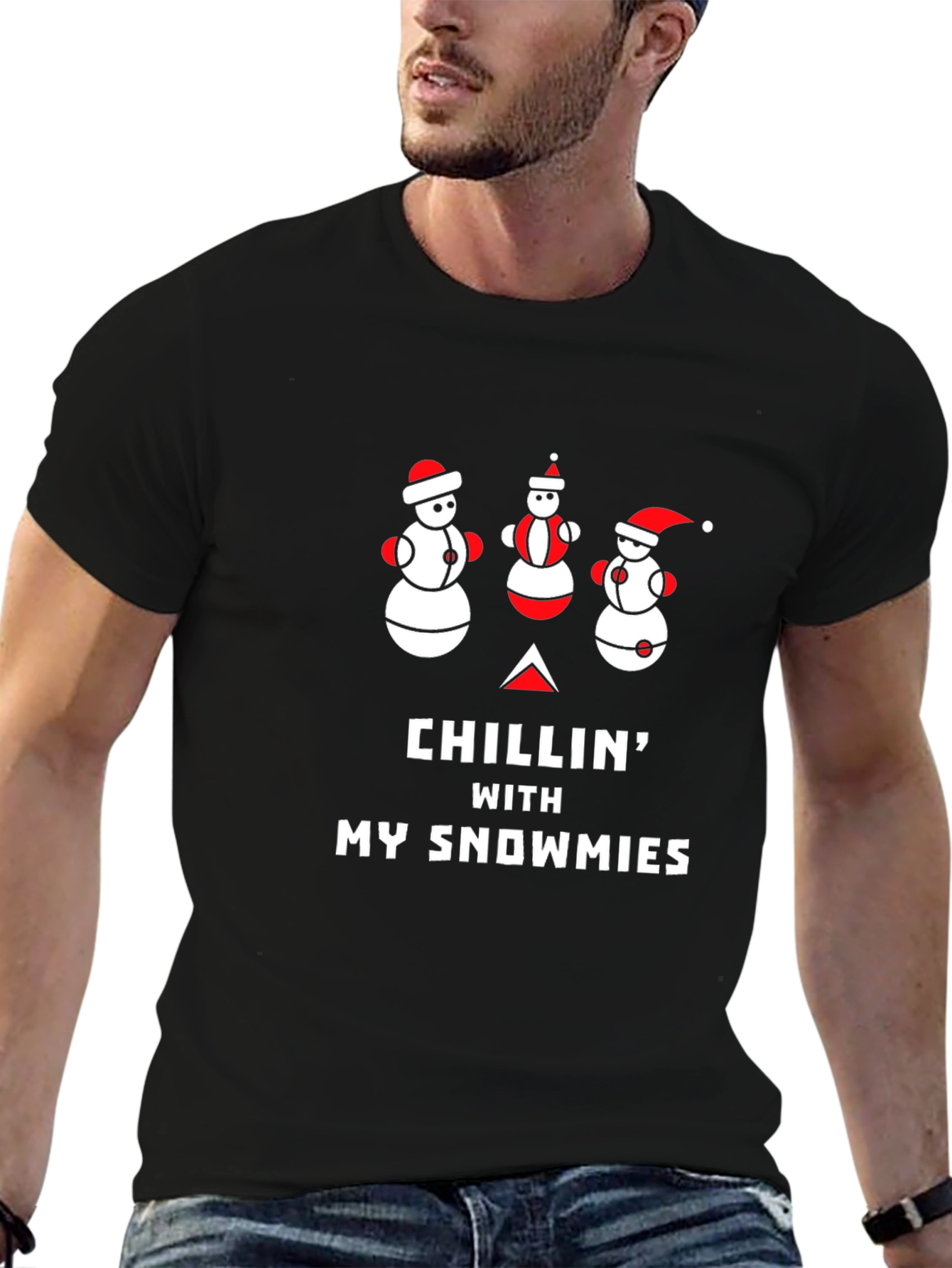Chillin With My Snowmies Graphic T-Shirt