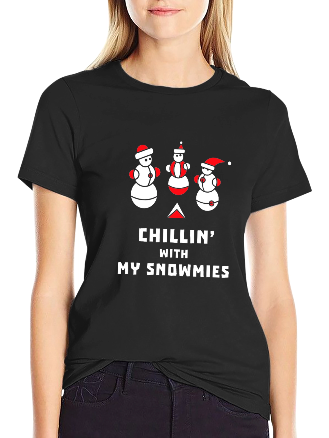 Chillin With My Snowmies Graphic T-Shirt