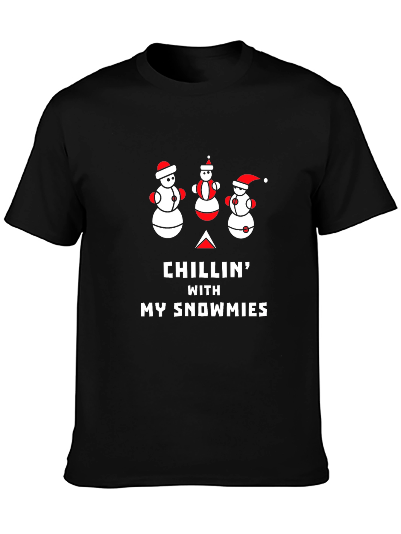 Chillin With My Snowmies Graphic T-Shirt