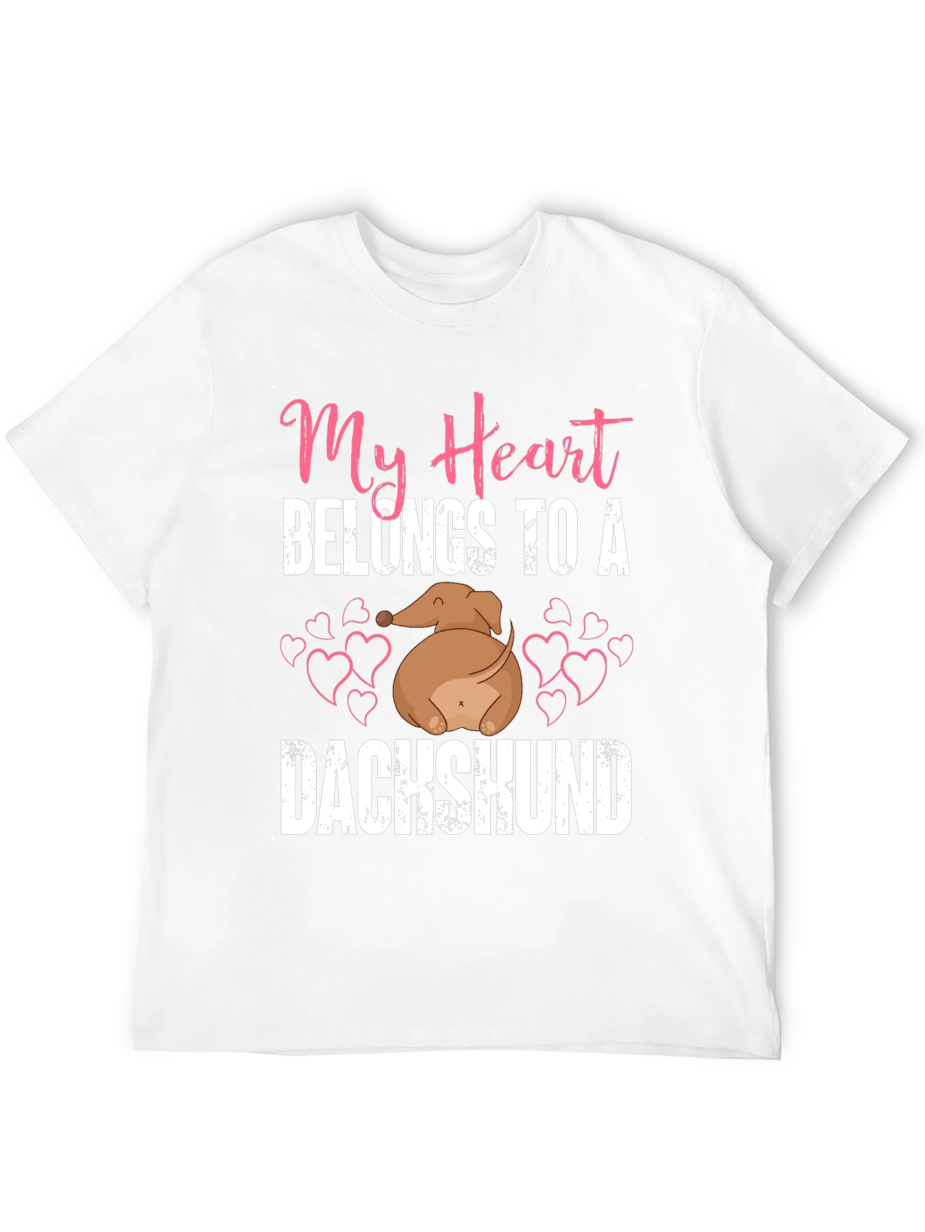 Dachshund Heart T-Shirt - Dog Lover Tee