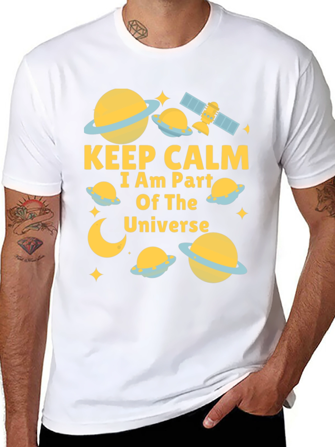 Cosmic Keep Calm Universe T-Shirt