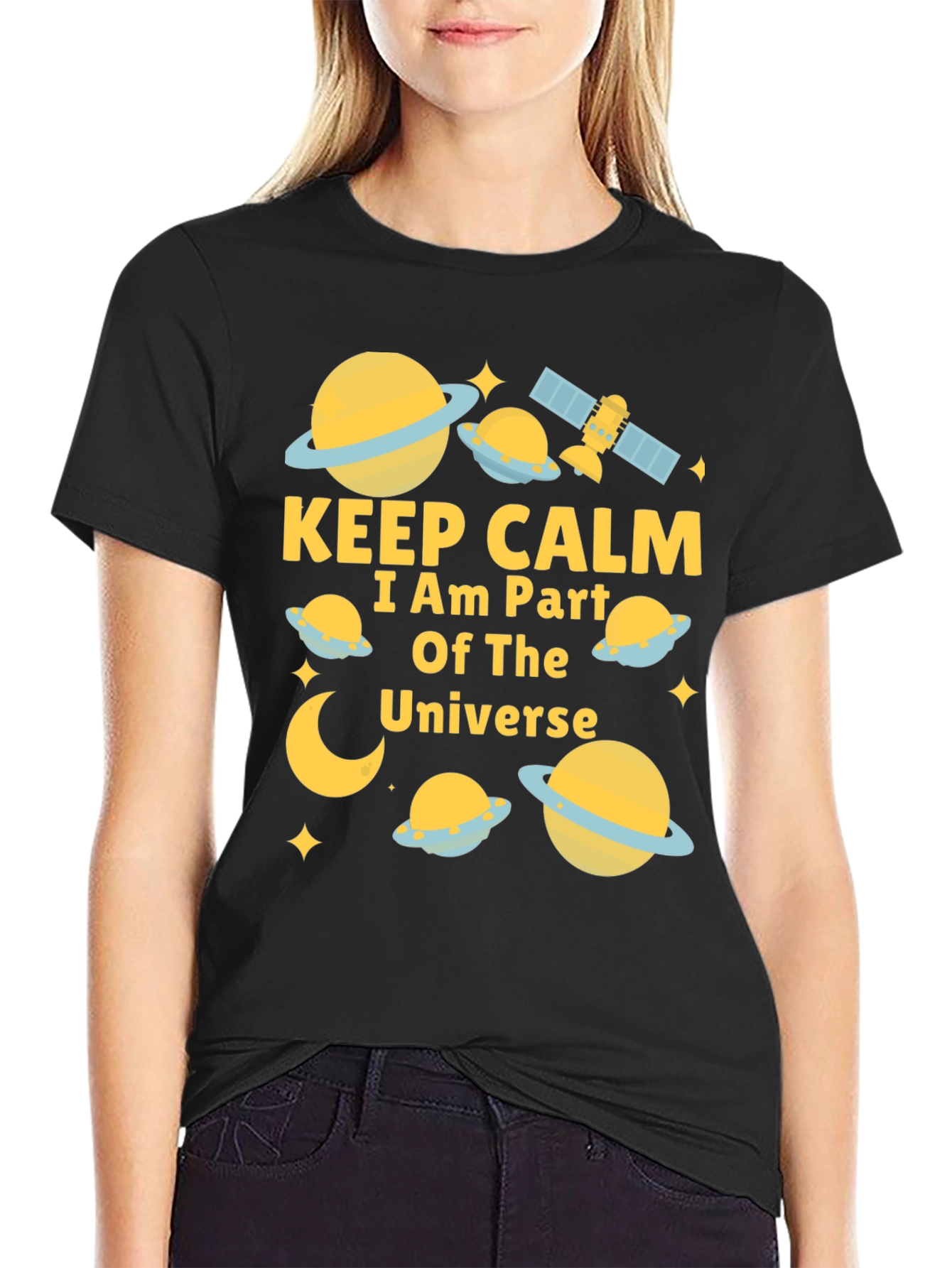 Cosmic Keep Calm Universe T-Shirt