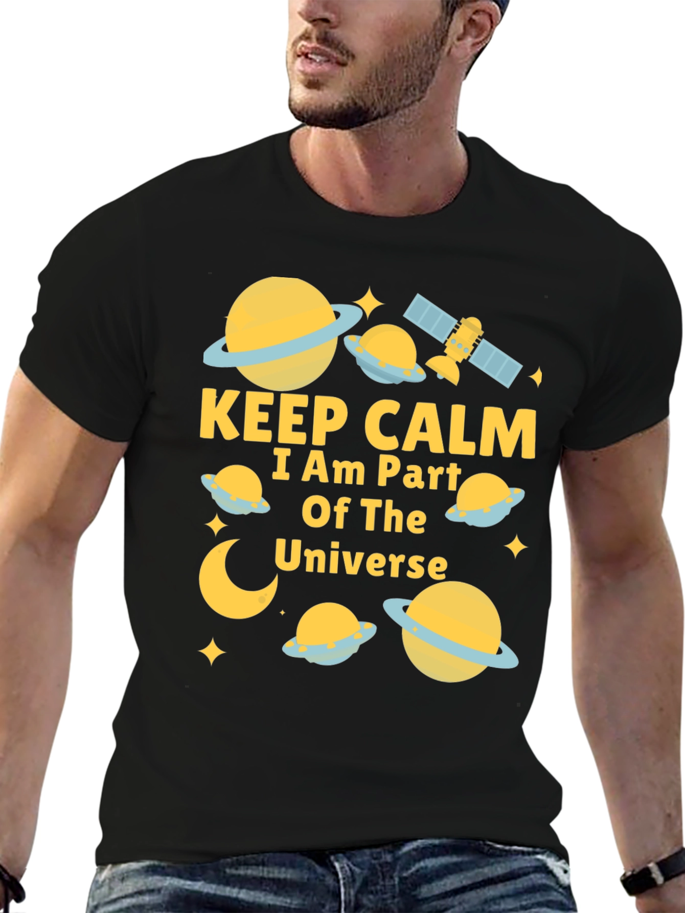 Cosmic Keep Calm Universe T-Shirt