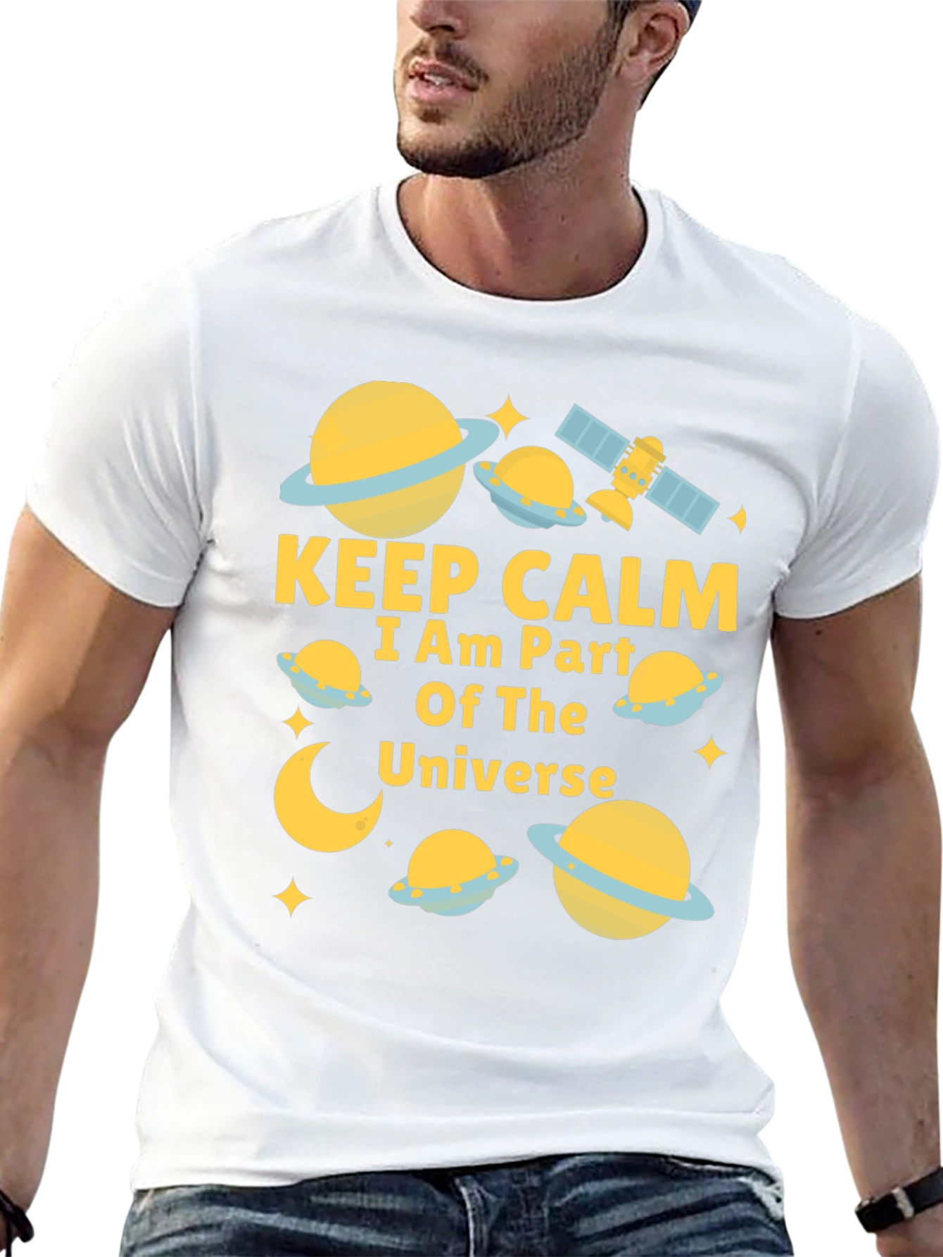 Cosmic Keep Calm Universe T-Shirt