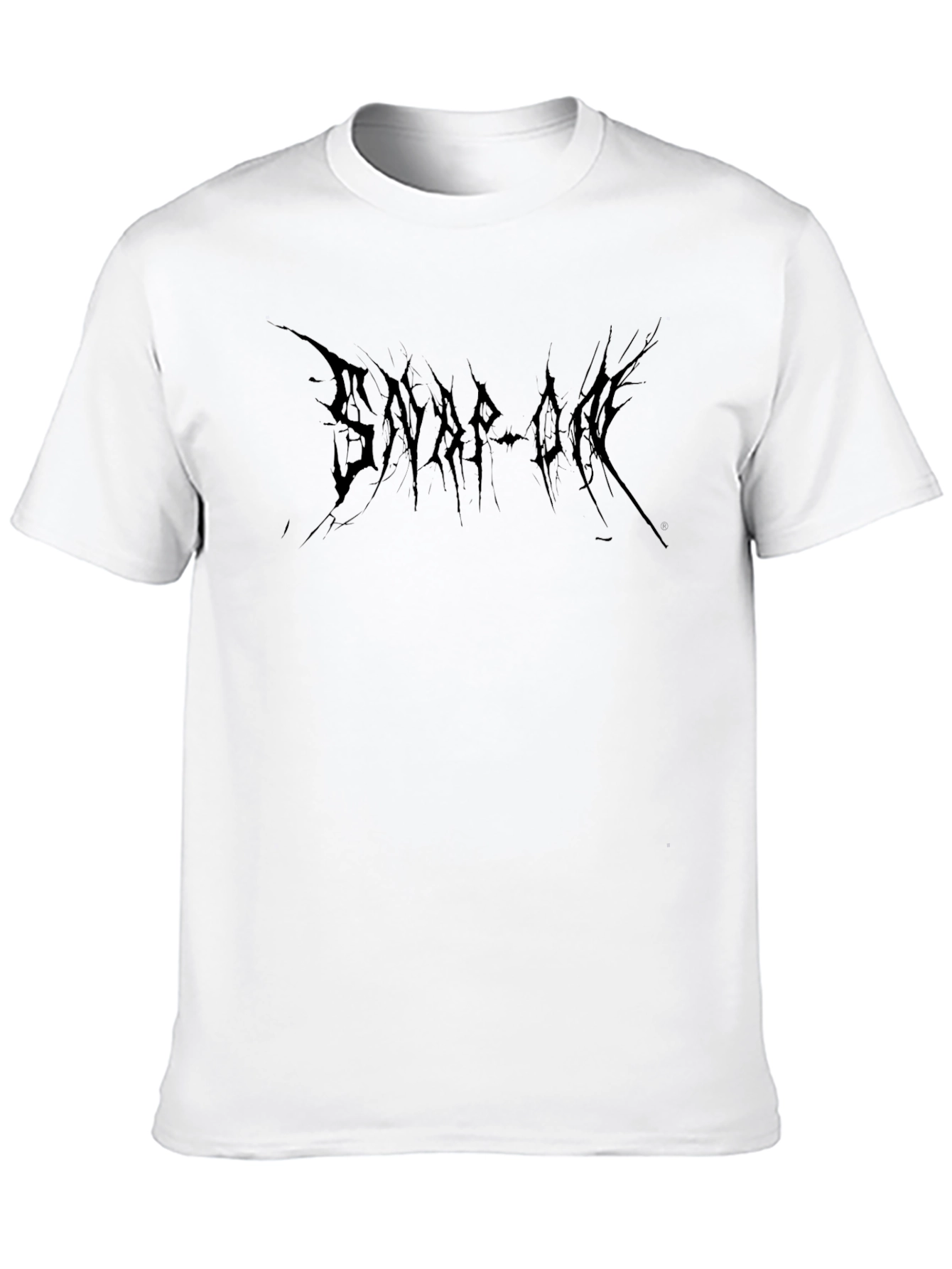 Snap-On Black Metal Font Graphic Tee