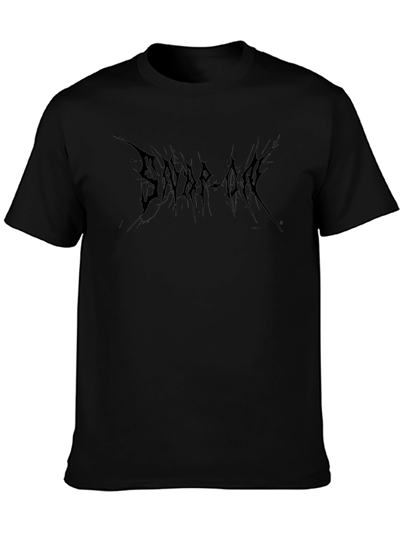 Snap-On Black Metal Font Graphic Tee