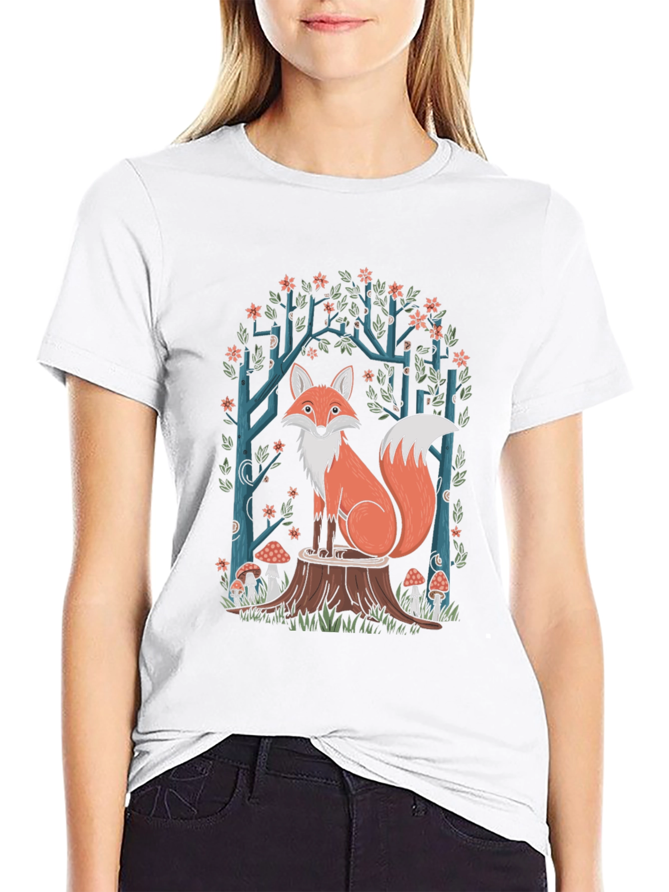Fox in Woods Graphic Tee