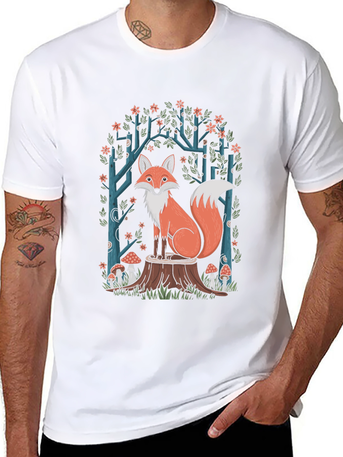 Fox in Woods Graphic Tee