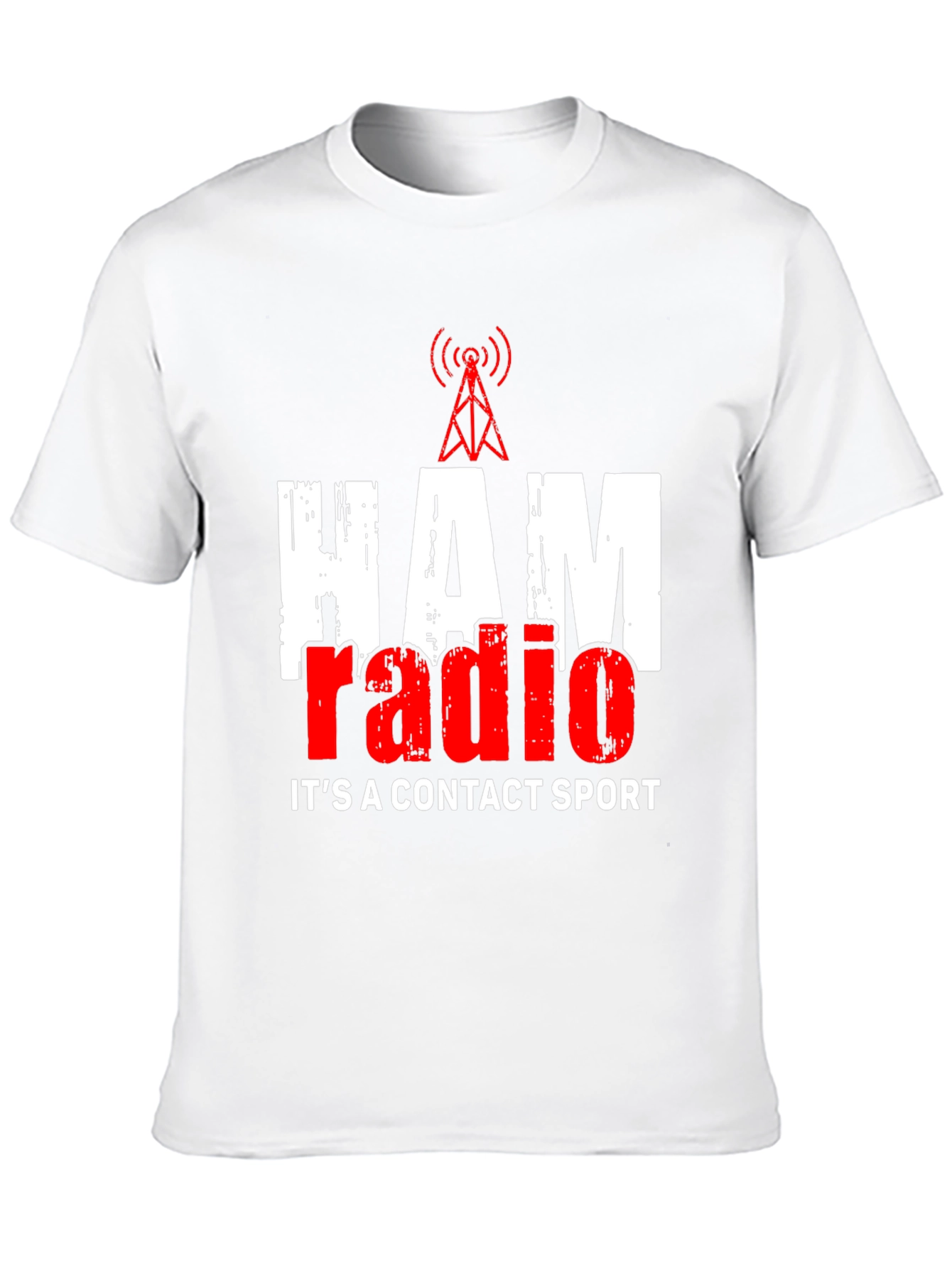 HAM Radio Contact Sport Black T-Shirt