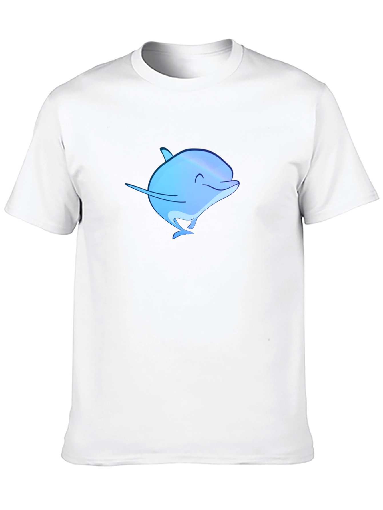 Blue Dolphin Graphic T-Shirt - Casual Comfort