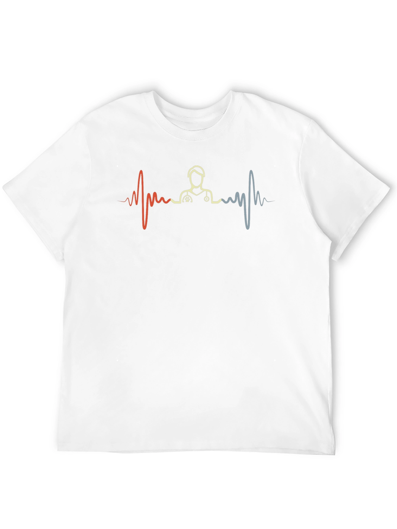 Vet Tech Heartbeat T-Shirt - Animal Lover Tee