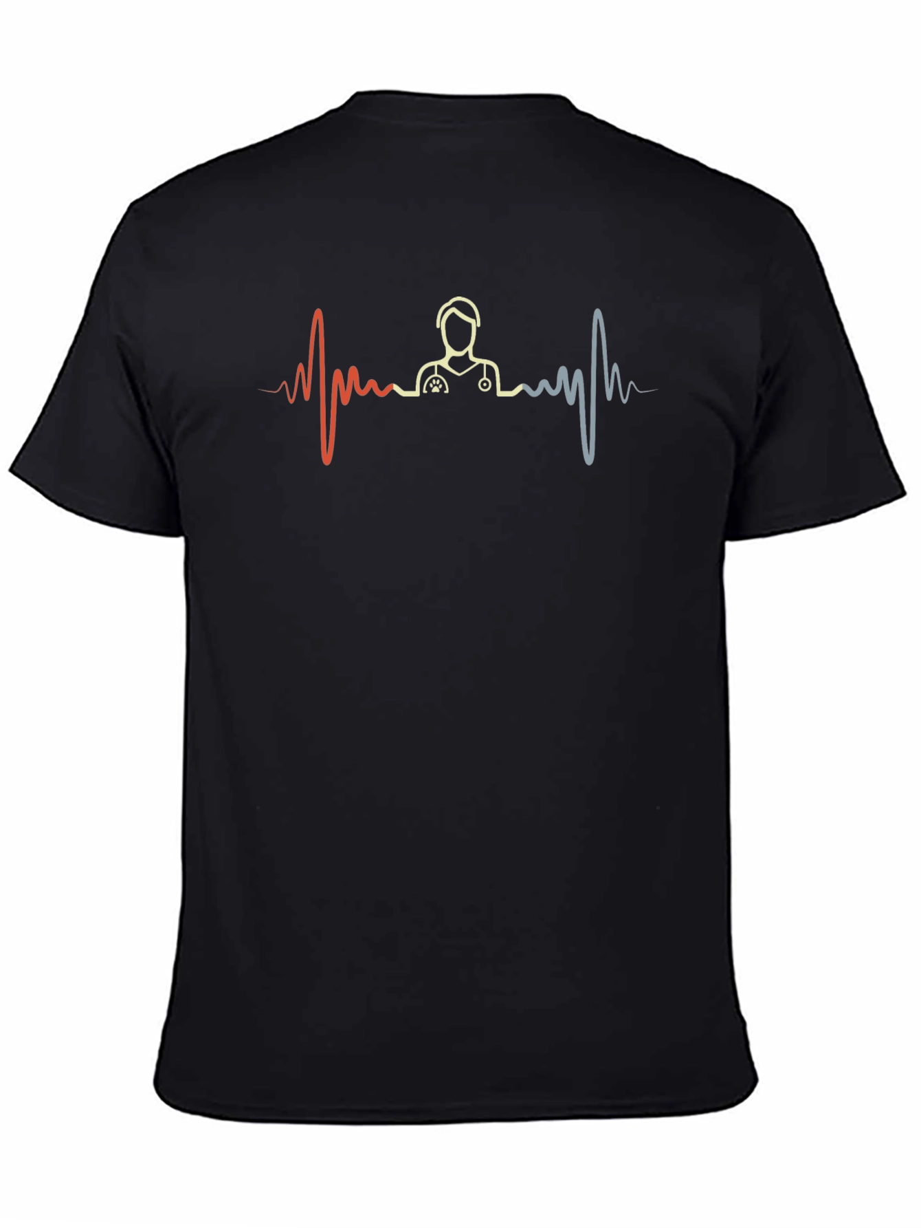 Vet Tech Heartbeat T-Shirt - Animal Lover Tee