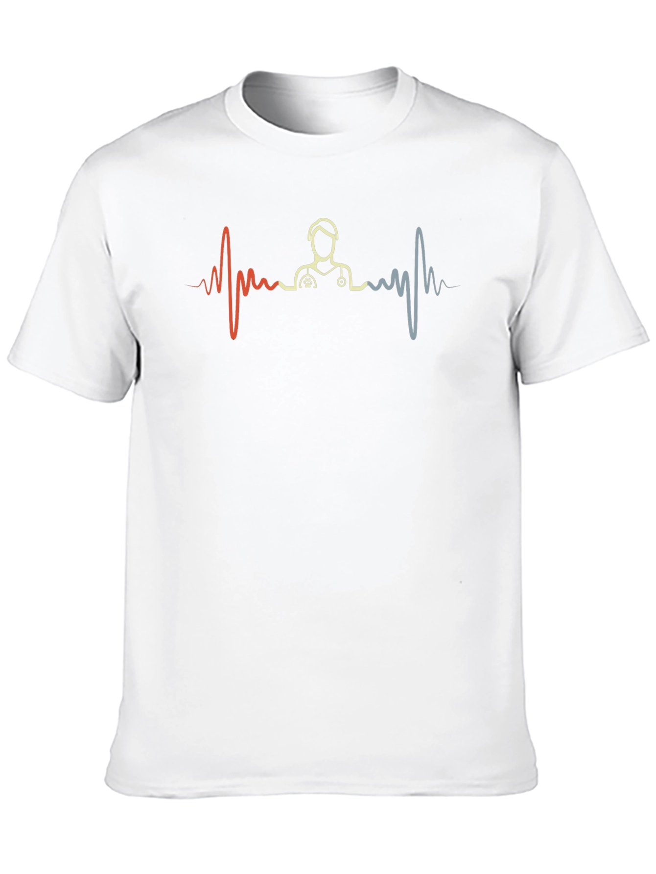 Vet Tech Heartbeat T-Shirt - Animal Lover Tee