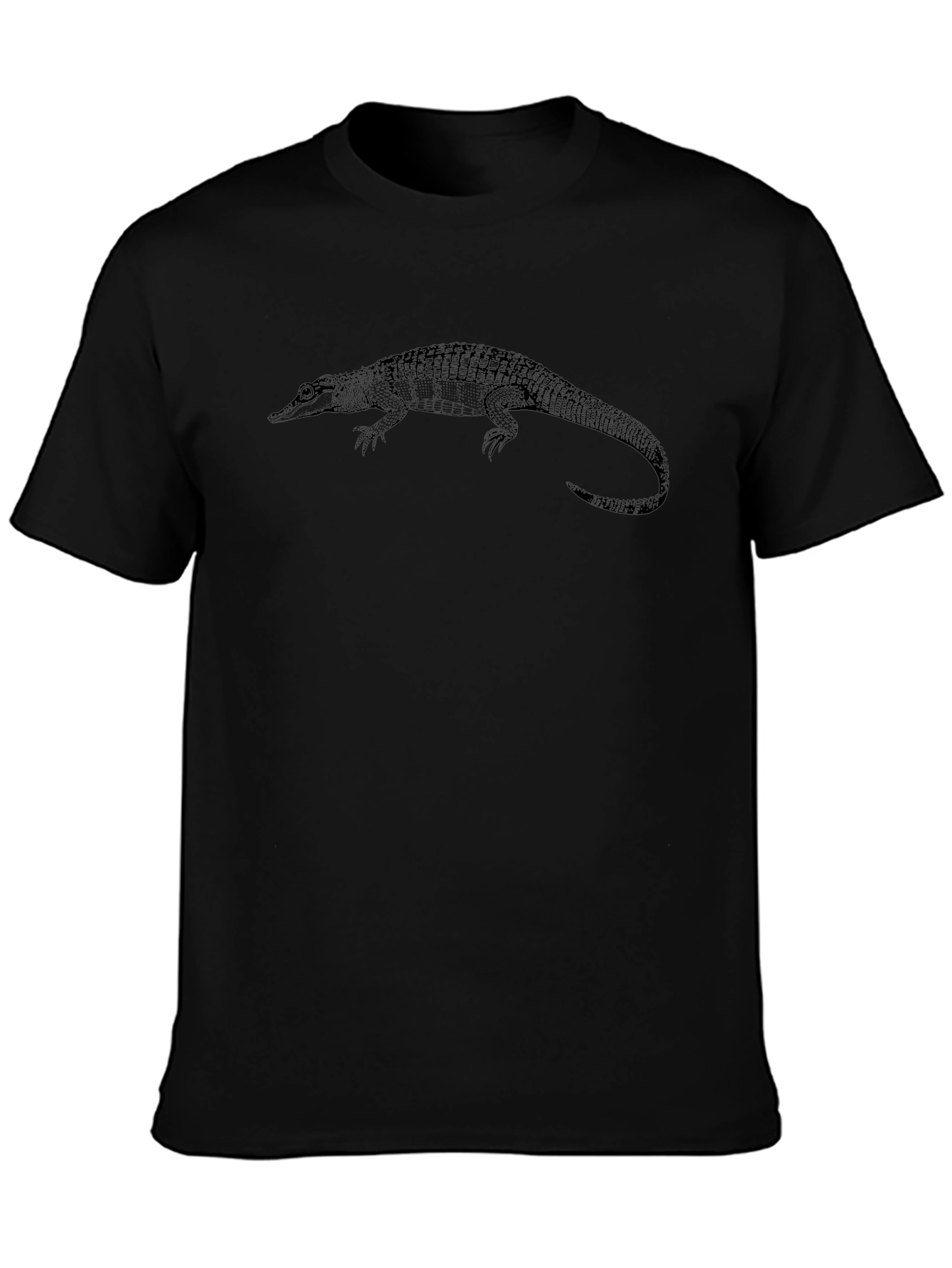 Black Crocodile Graphic Tee