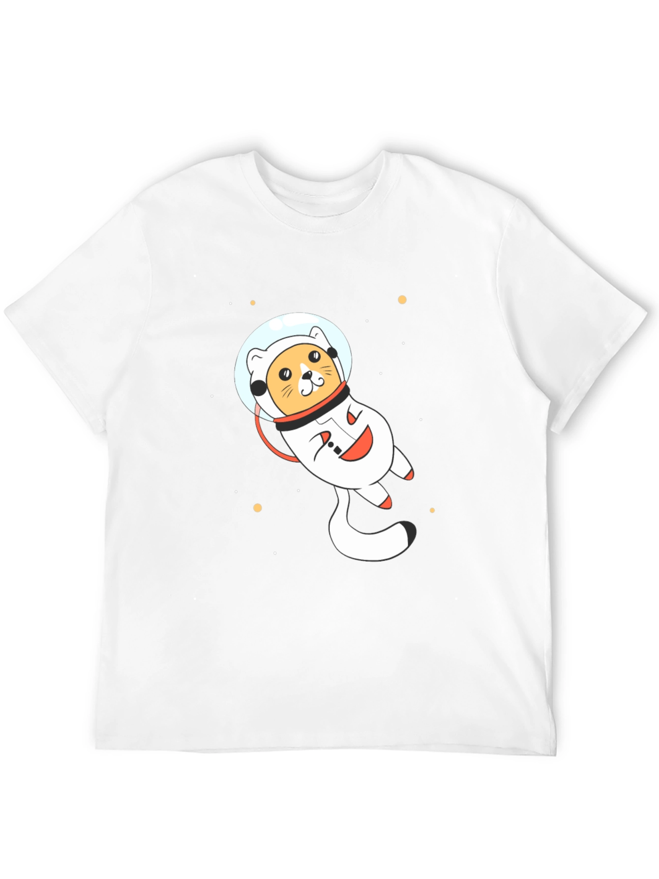 Astronaut Cat T-Shirt - Space Adventure Tee