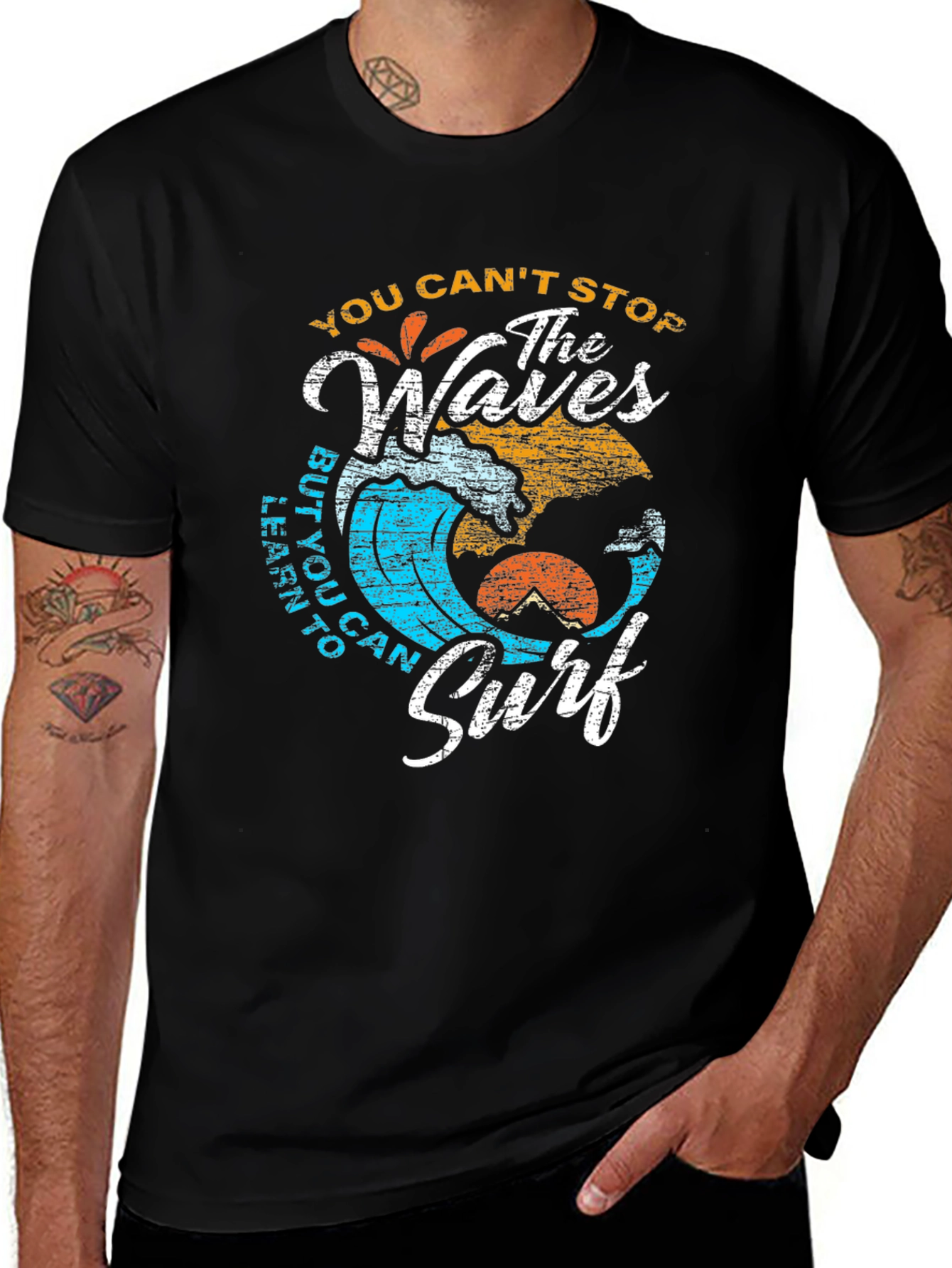 Waves Surf Graphic T-Shirt