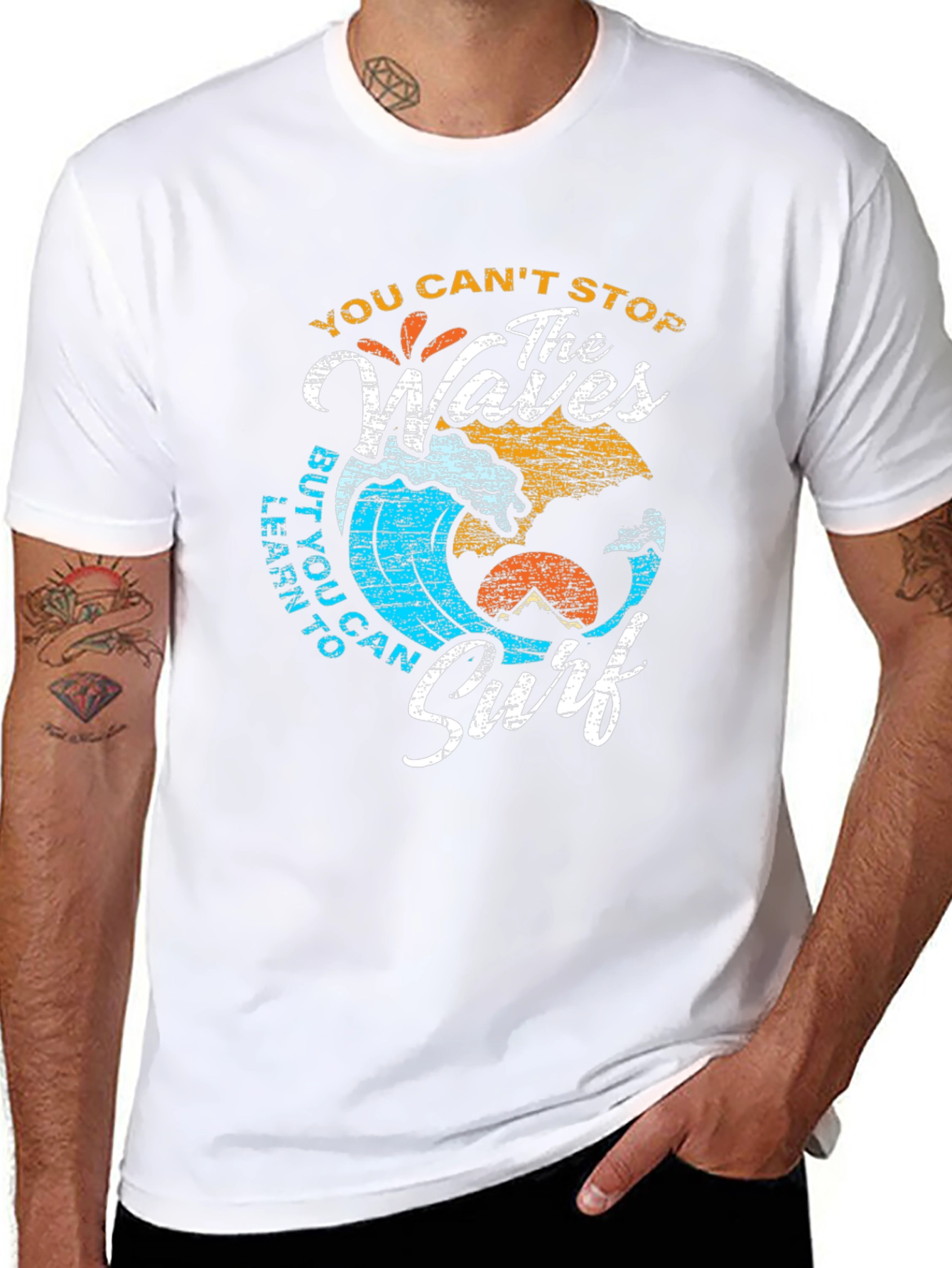 Waves Surf Graphic T-Shirt
