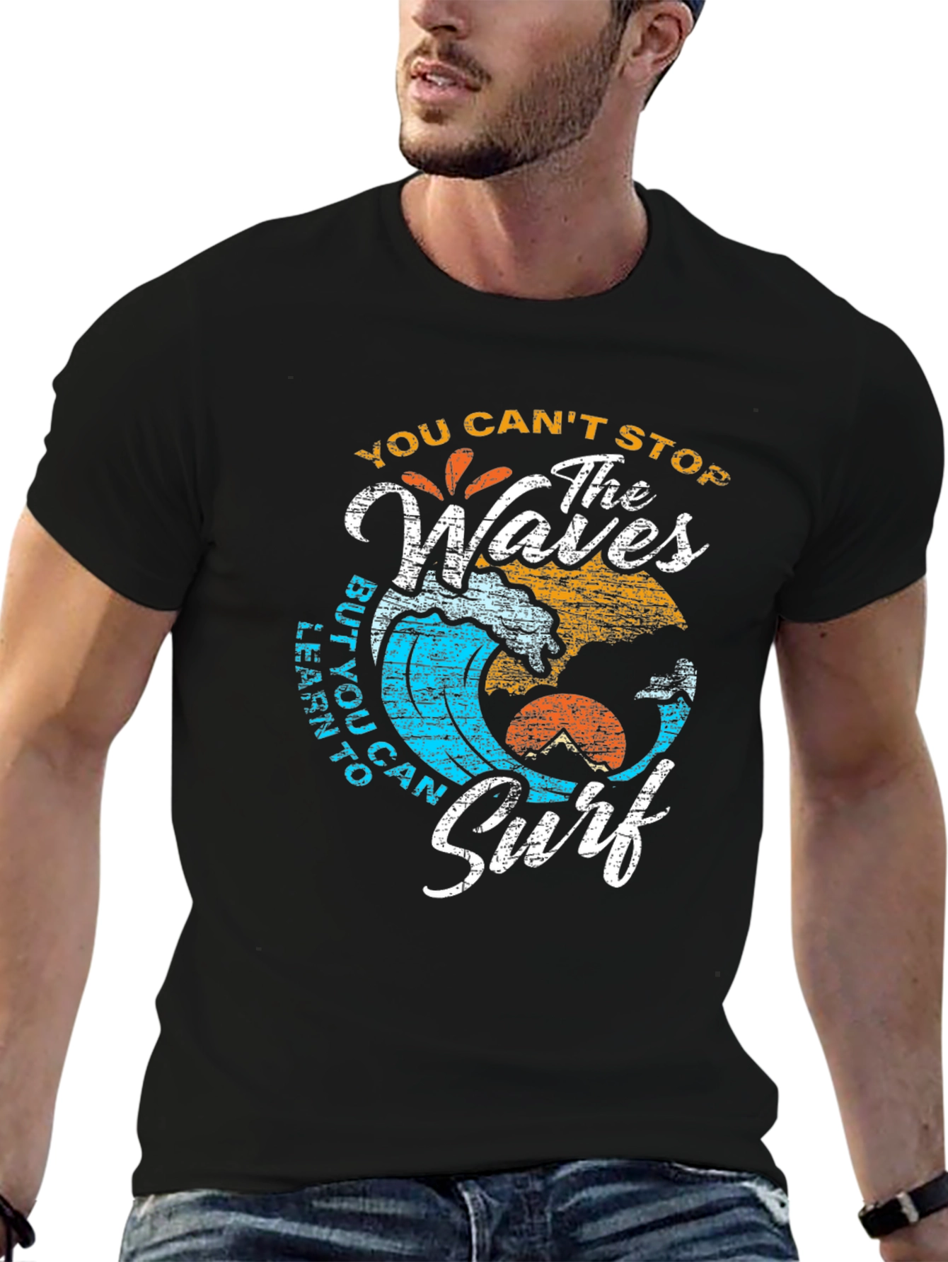 Waves Surf Graphic T-Shirt