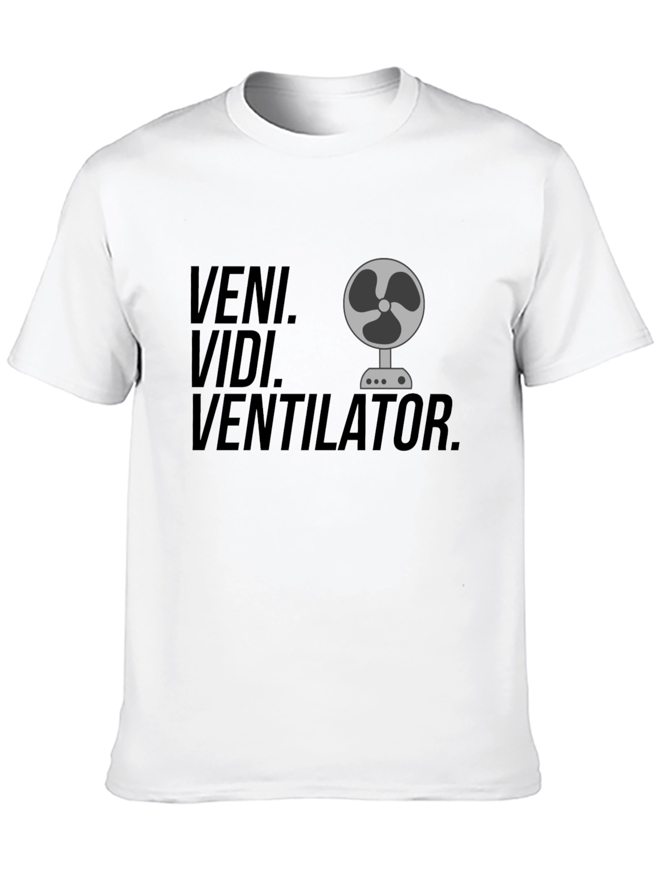 Veni Vidi Ventilator Black T-Shirt