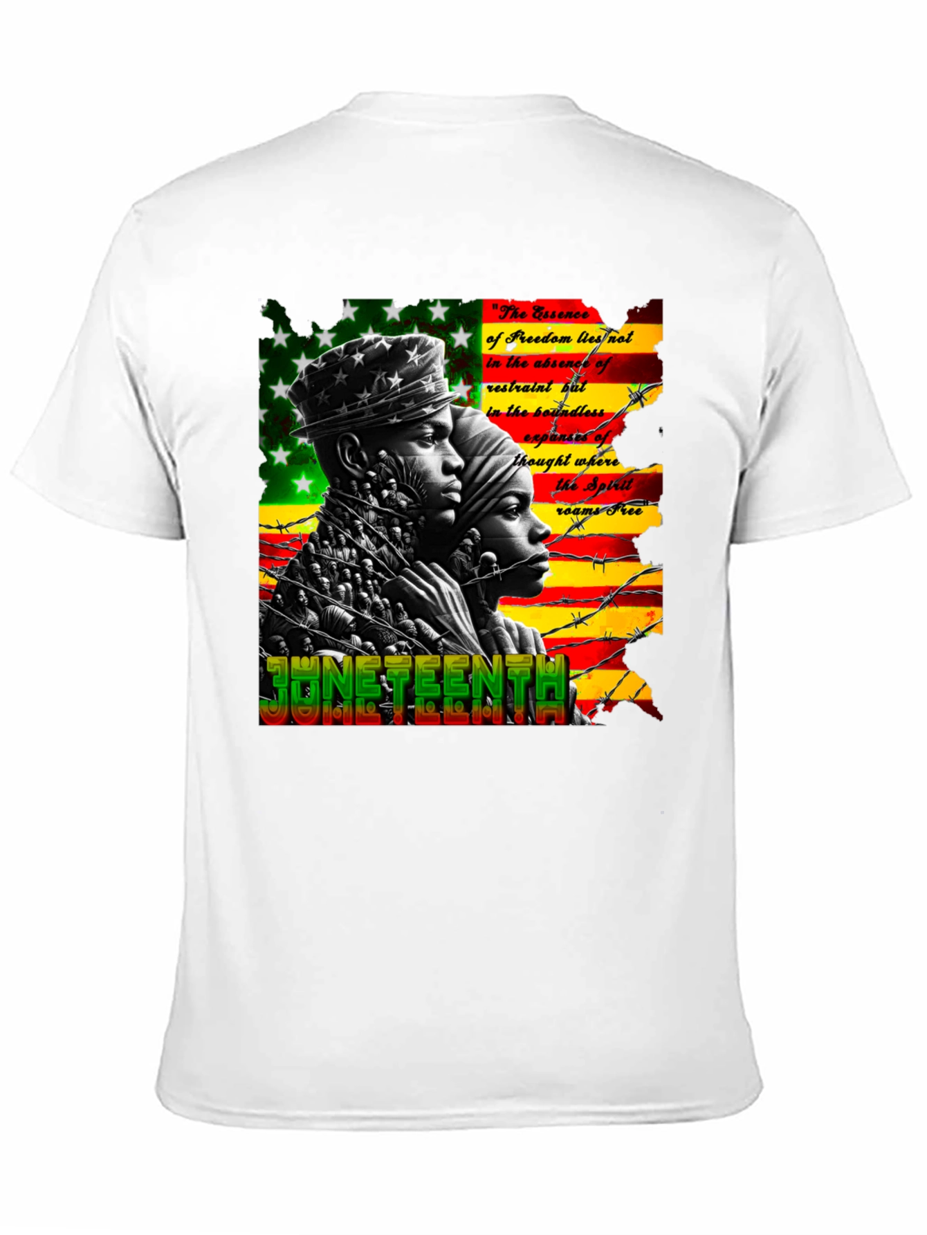 Juneteenth Freedom Essence Graphic T-Shirt