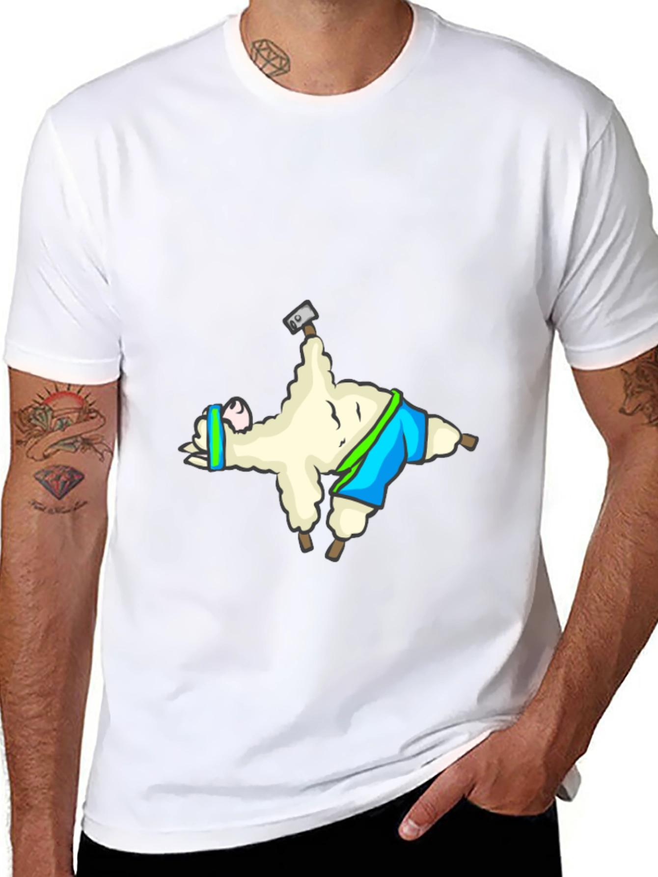 Llama Thor T-Shirt - Funny Graphic Tee