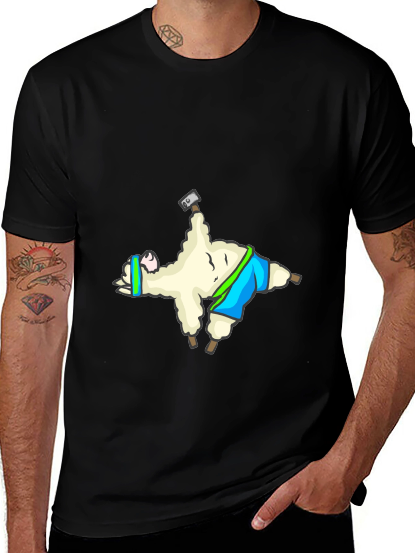Llama Thor T-Shirt - Funny Graphic Tee