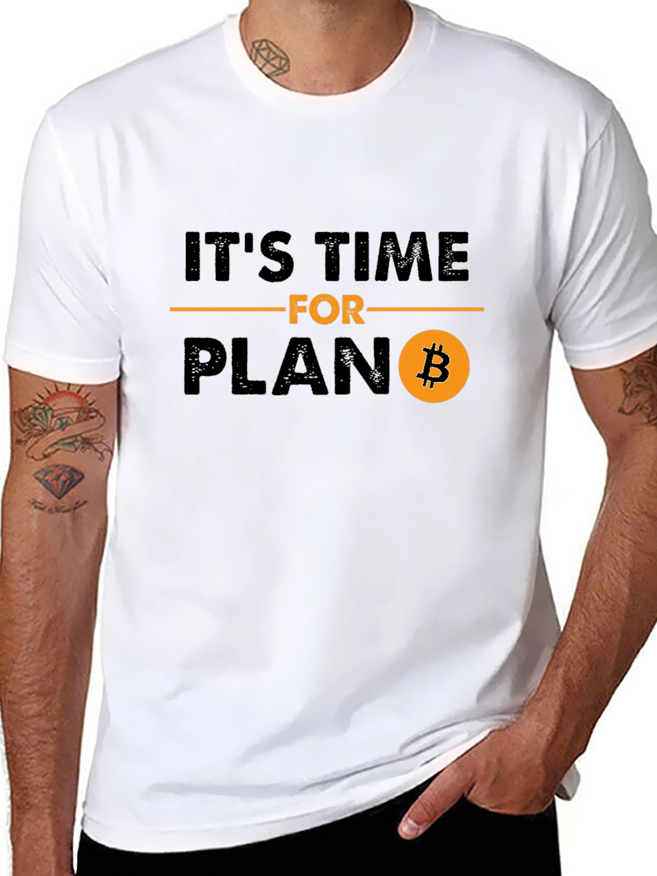 Bitcoin Plan B T-Shirt Crypto BTC Investor Tee