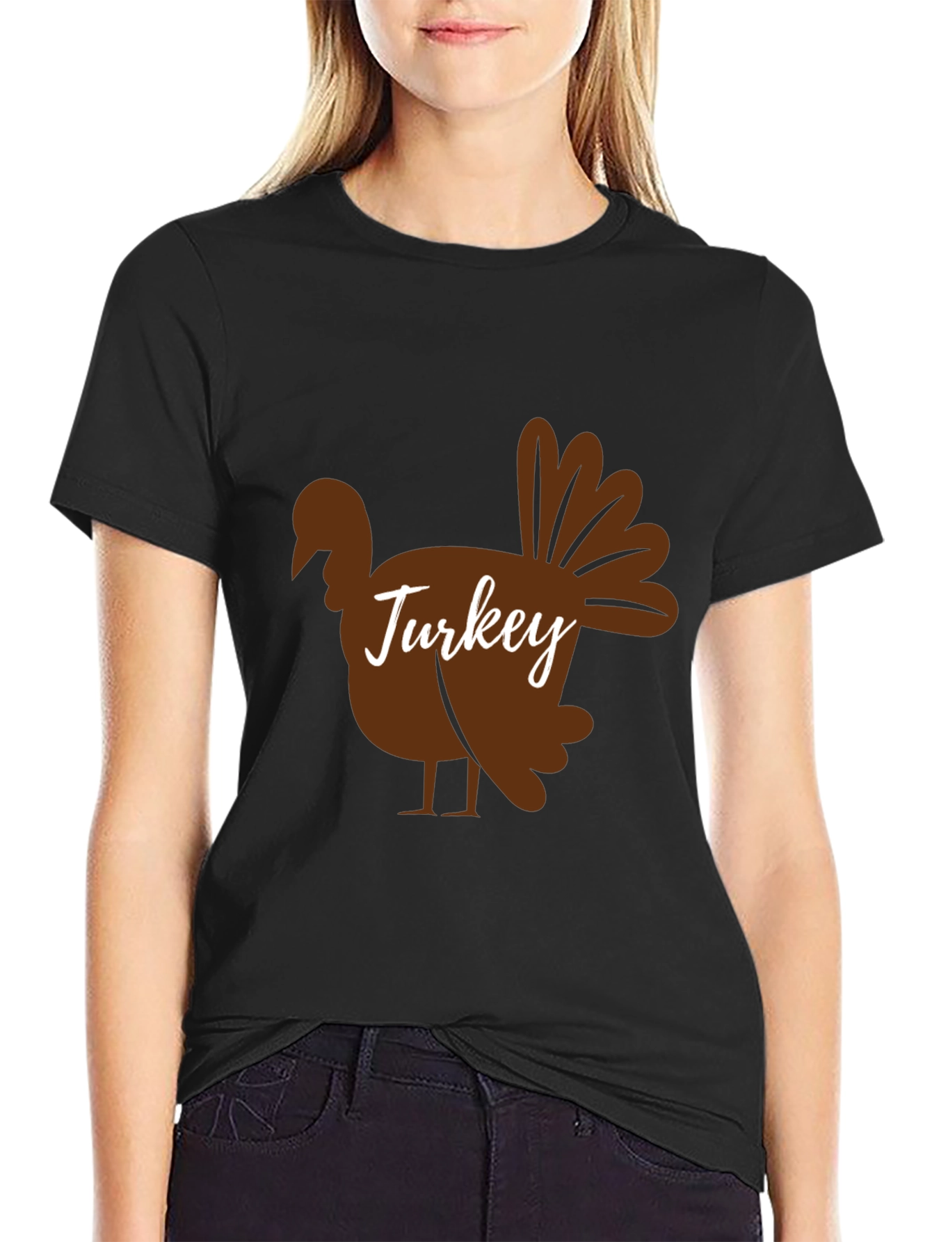 Thanksgiving Turkey Graphic T-Shirt