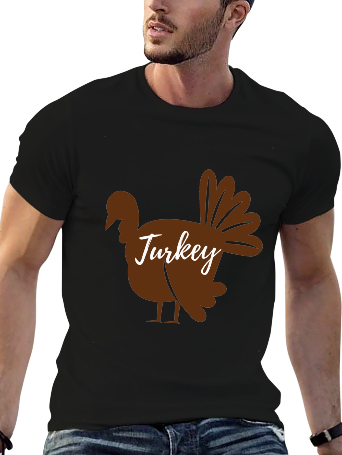 Thanksgiving Turkey Graphic T-Shirt