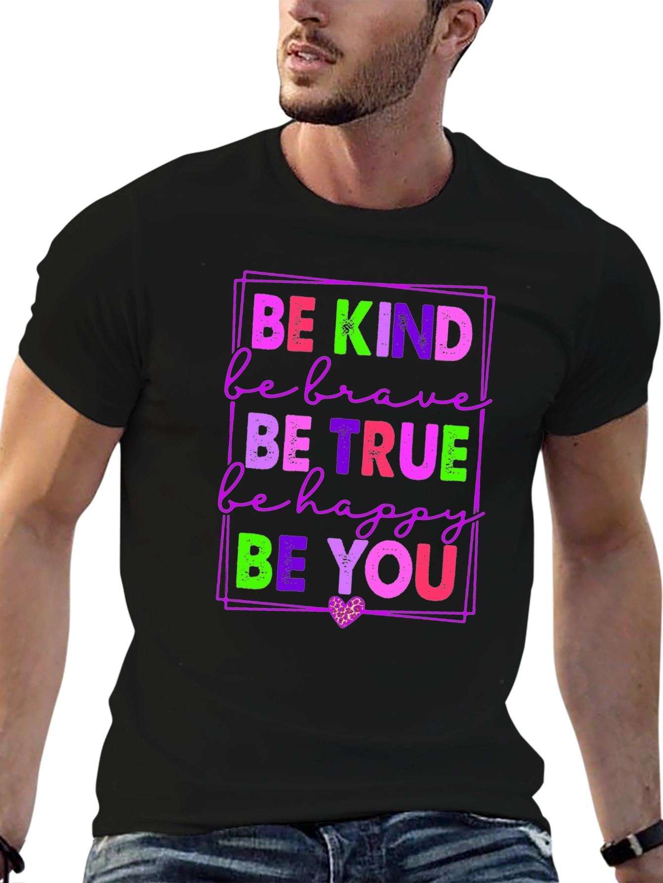 Be Kind Graphic T-Shirt - Trendy Positive Vibes