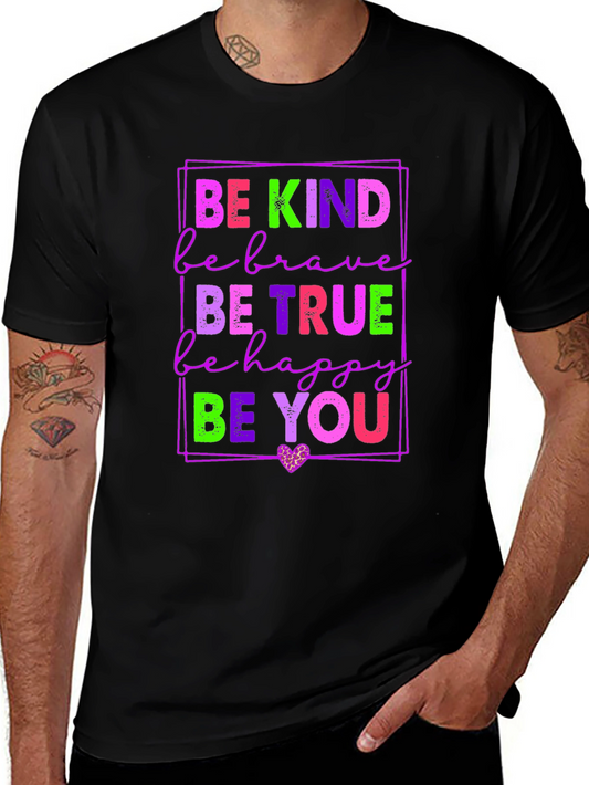 Be Kind Graphic T-Shirt - Trendy Positive Vibes