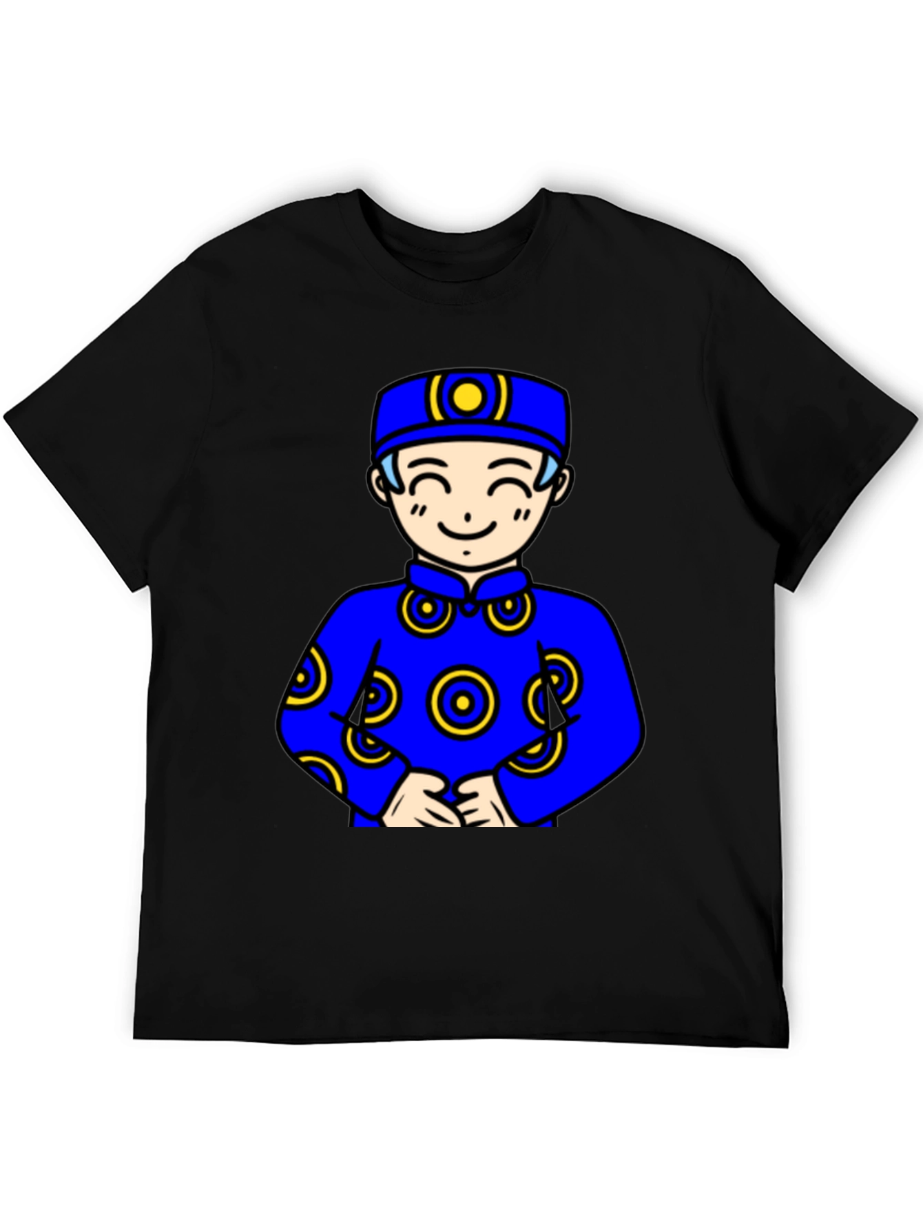 Cartoon Character Black T-Shirt