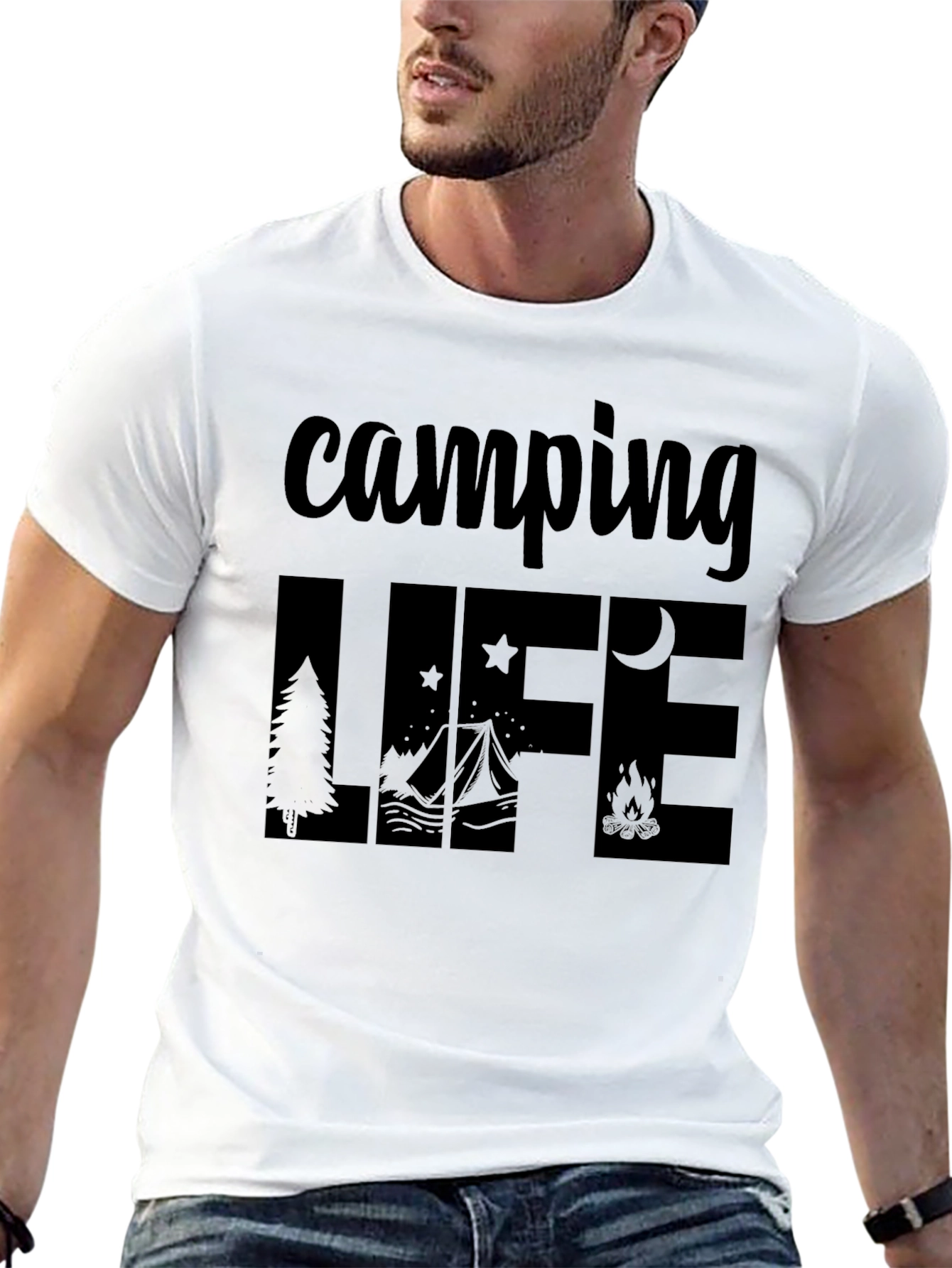 Camping Life Graphic T-Shirt - Adventure Tee