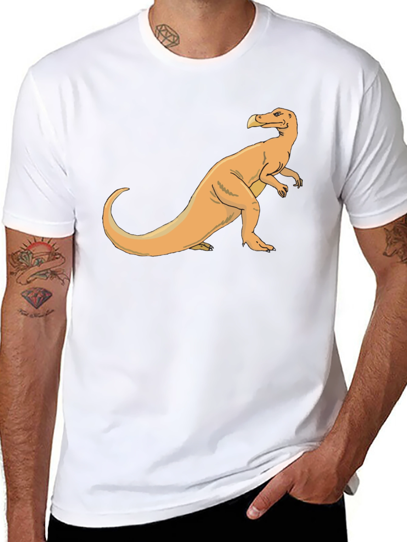 Dinosaur Graphic Tee - Funny Retro Design