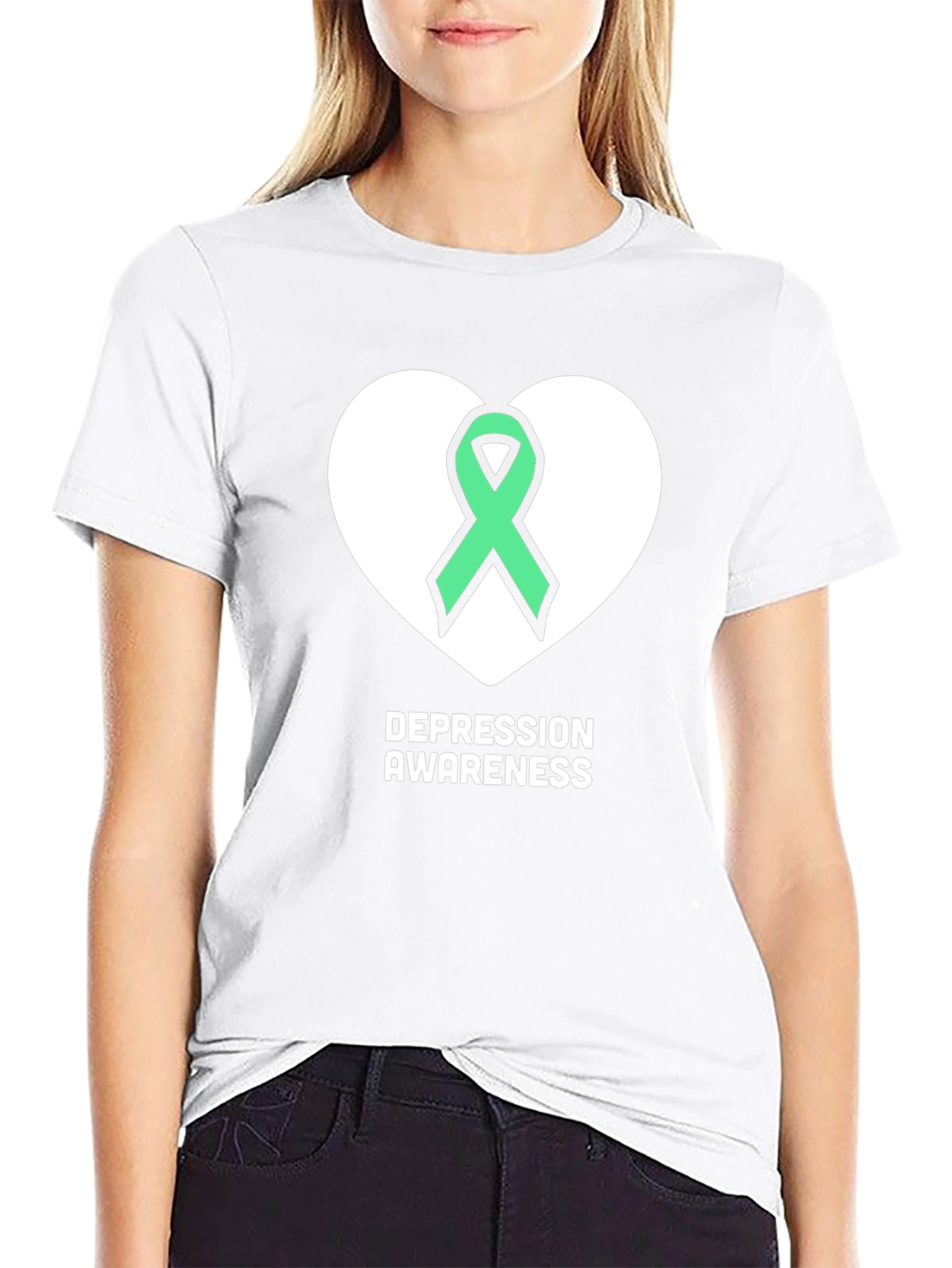 Depression Awareness Ribbon T-Shirt