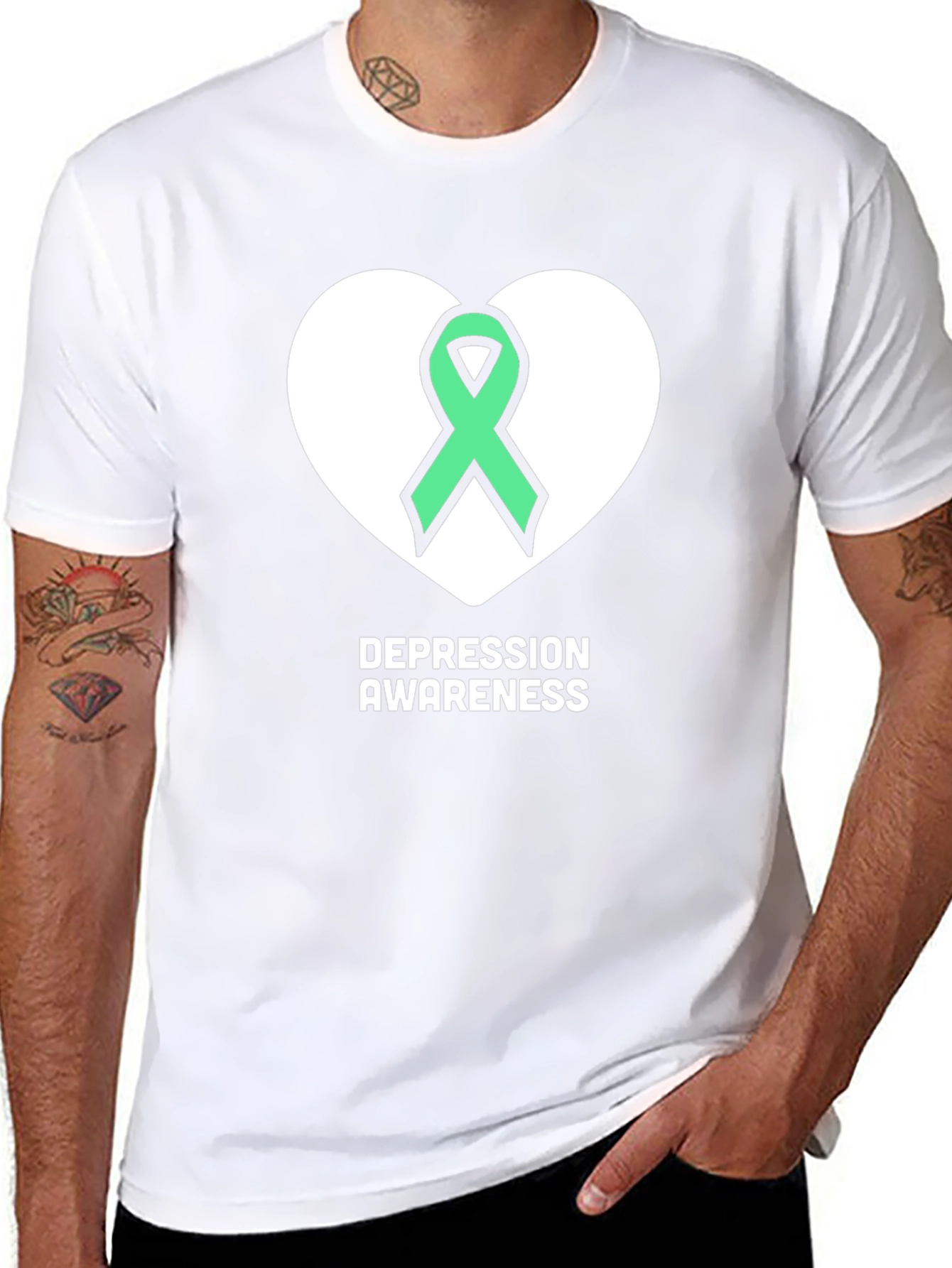 Depression Awareness Ribbon T-Shirt