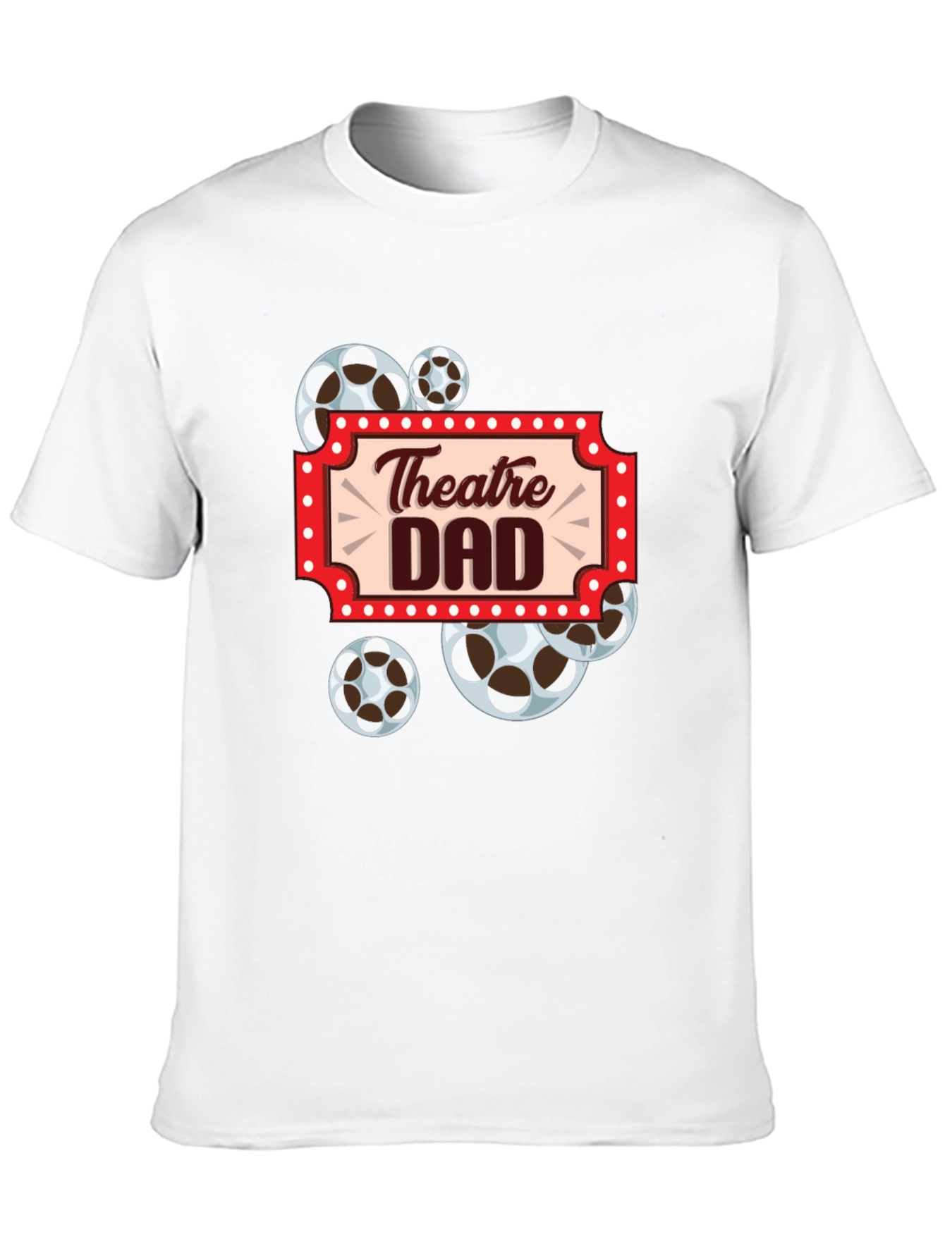 Theatre Dad T-Shirt - Movie Reel Design