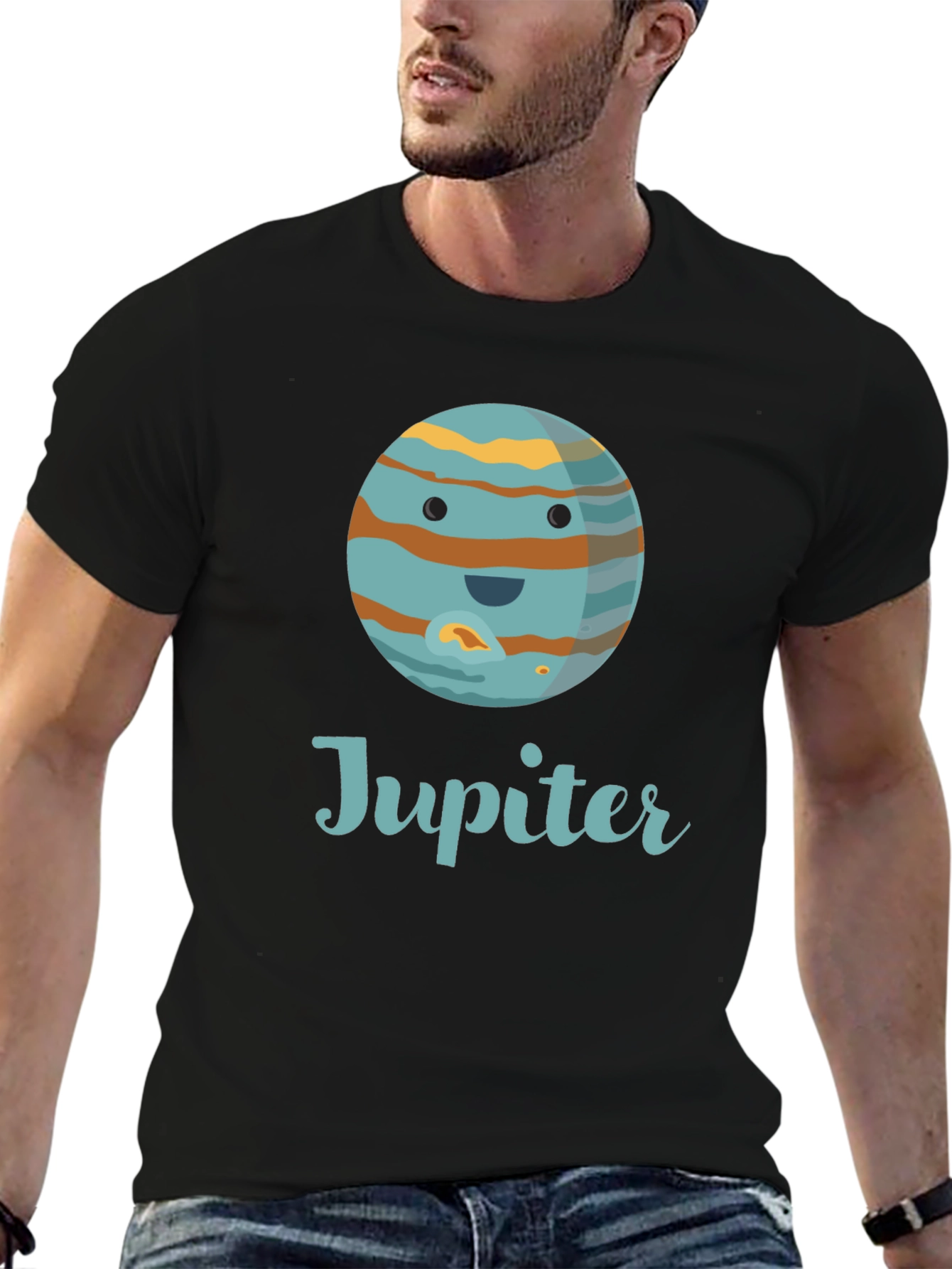 Jupiter Planet Graphic Tee - Space Lover T-Shirt