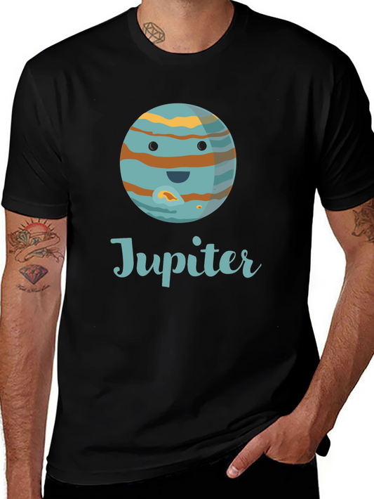 Jupiter Planet Graphic Tee - Space Lover T-Shirt