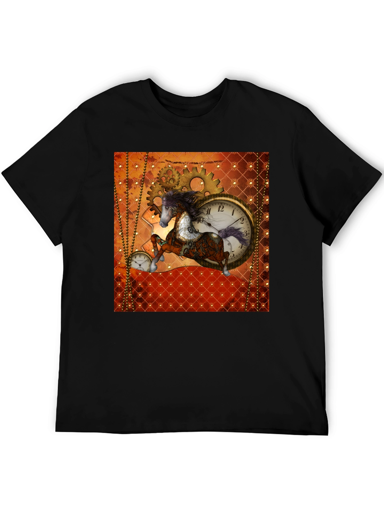 Steampunk Horse T-Shirt - Gears & Time