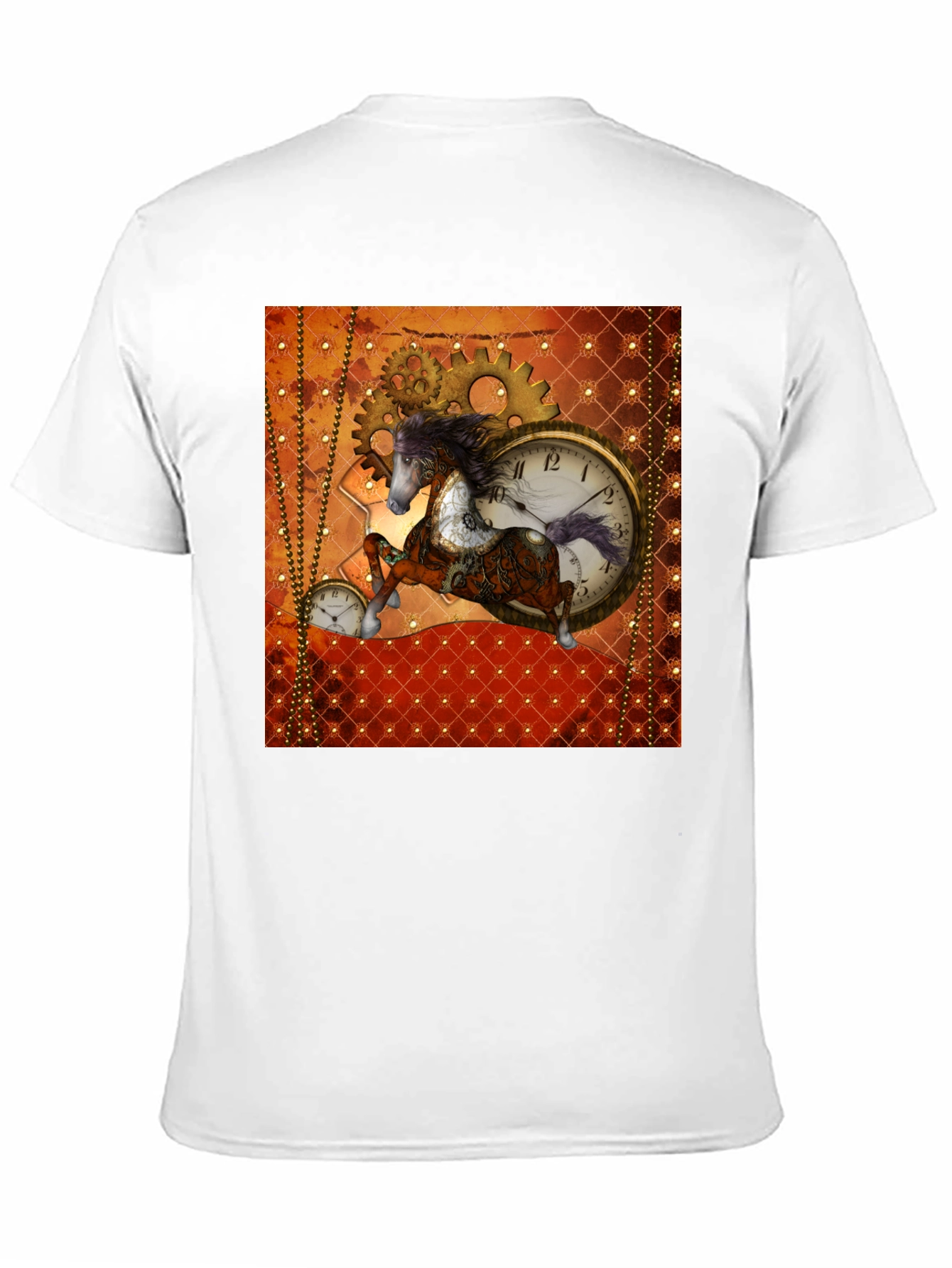 Steampunk Horse T-Shirt - Gears & Time