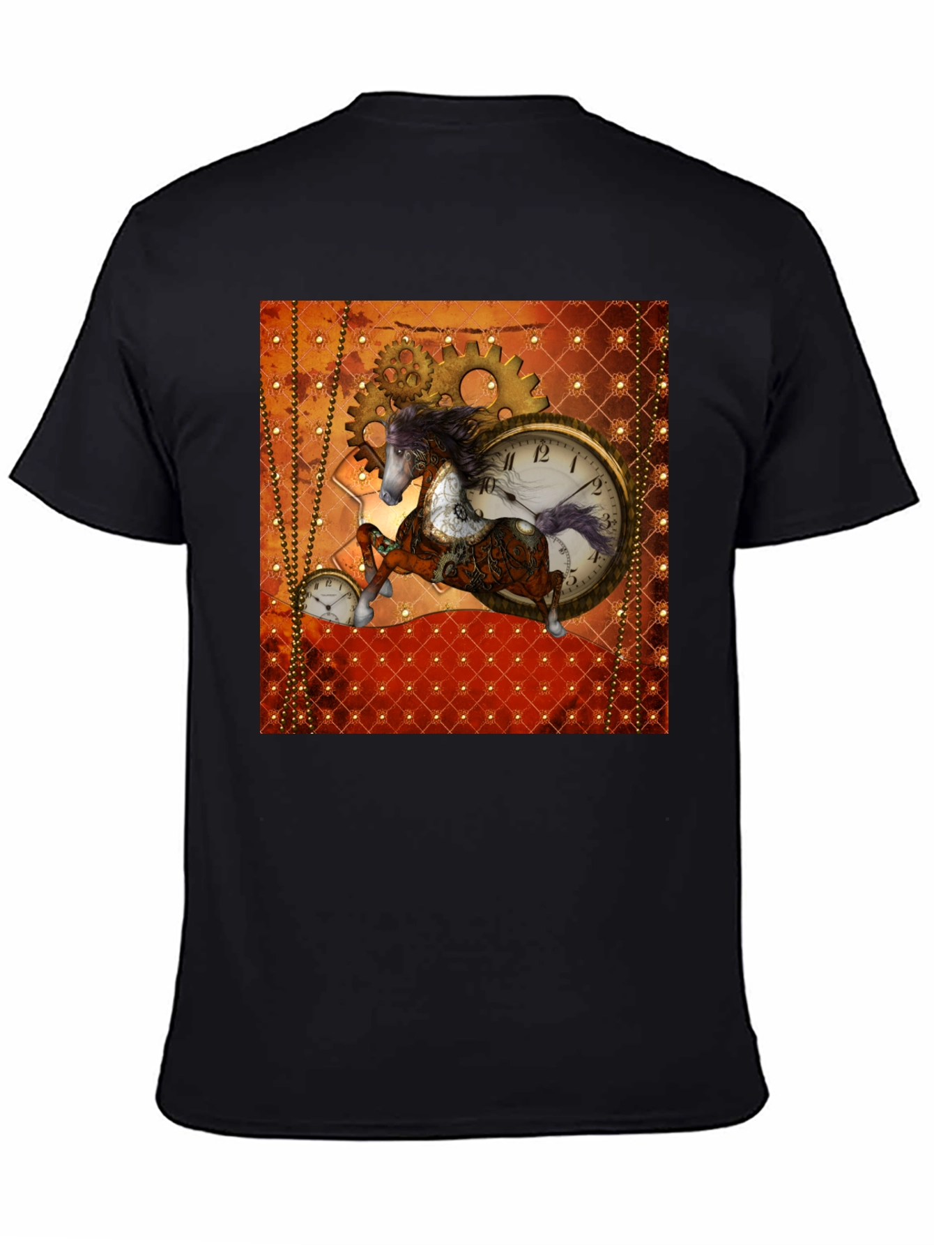 Steampunk Horse T-Shirt - Gears & Time