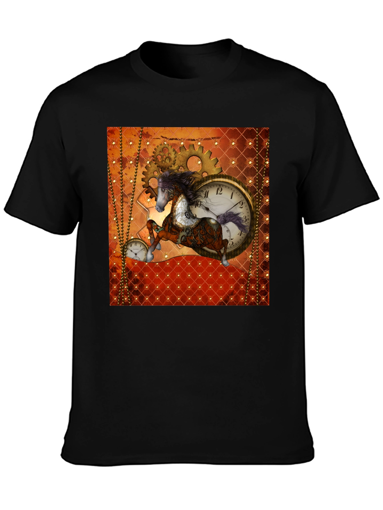 Steampunk Horse T-Shirt - Gears & Time
