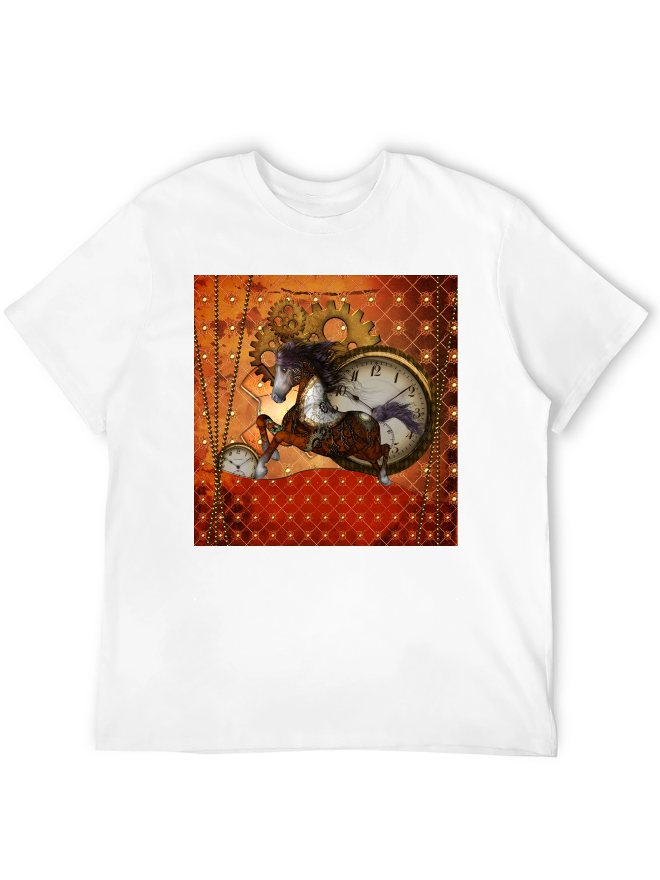Steampunk Horse T-Shirt - Gears & Time