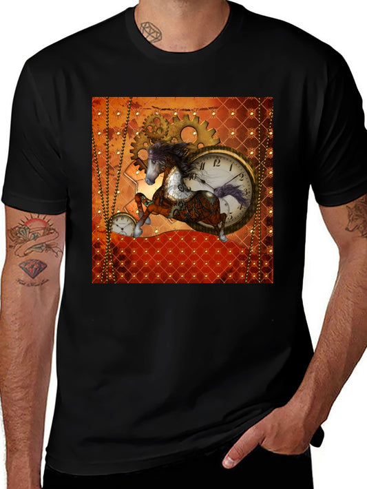 Steampunk Horse T-Shirt - Gears & Time