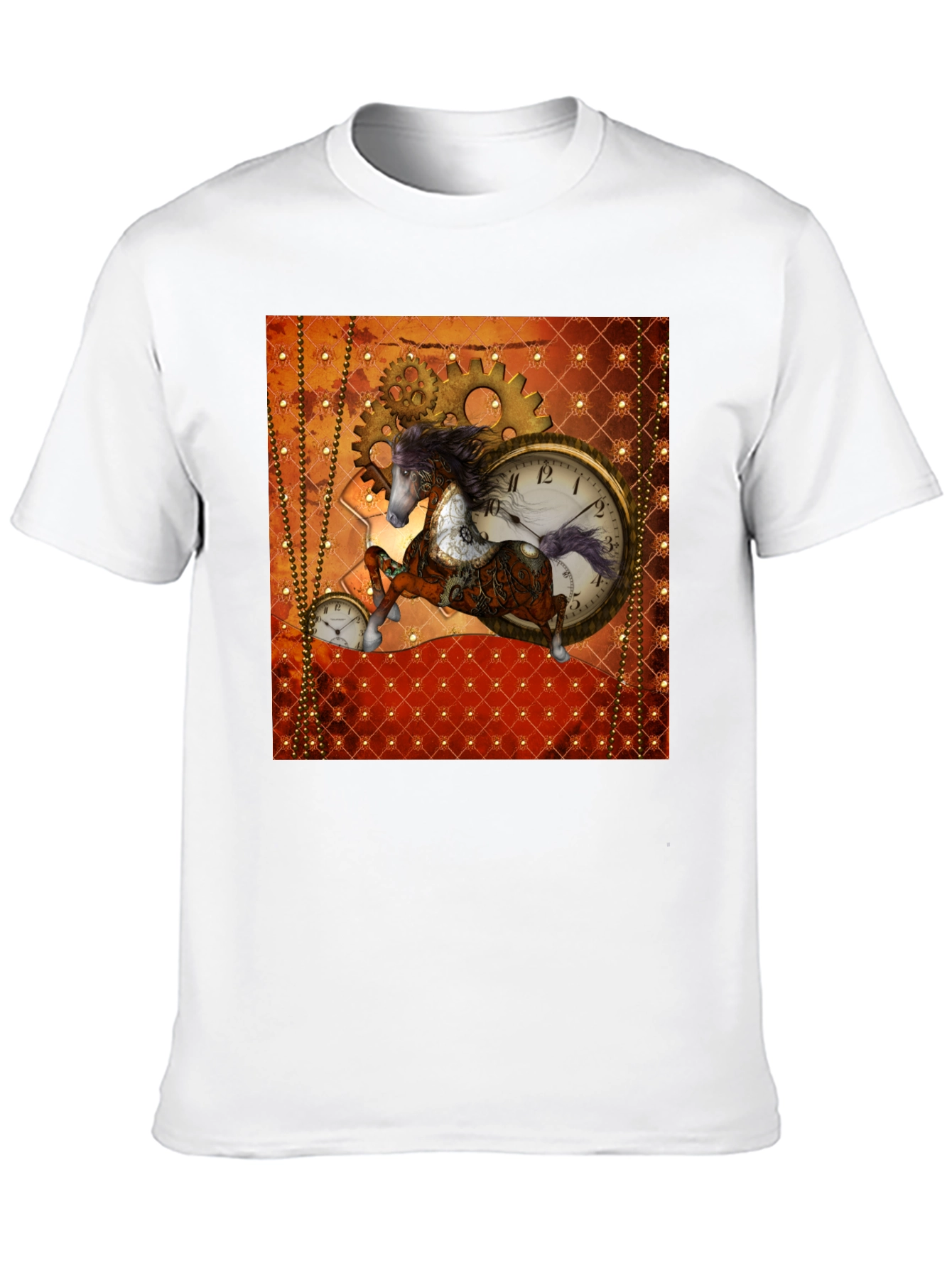 Steampunk Horse T-Shirt - Gears & Time