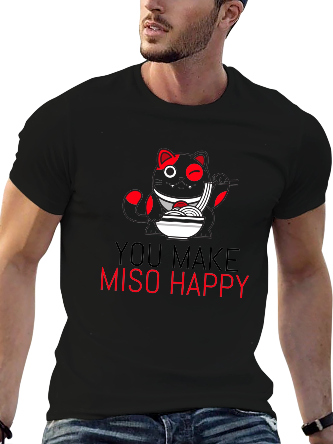 You Make Miso Happy Graphic T-Shirt