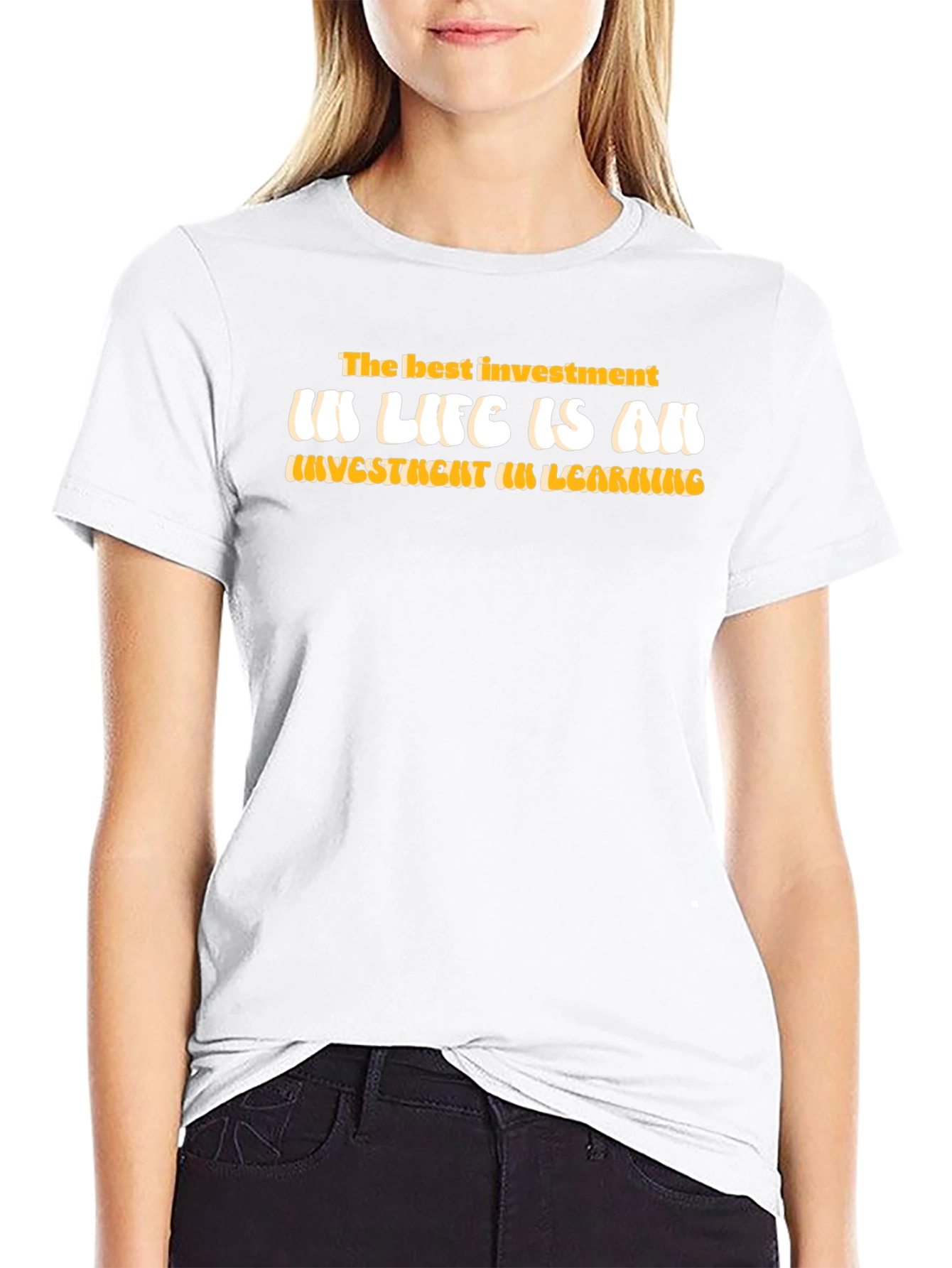 Investment in Learning T-Shirt - Motivational Graphic Tee