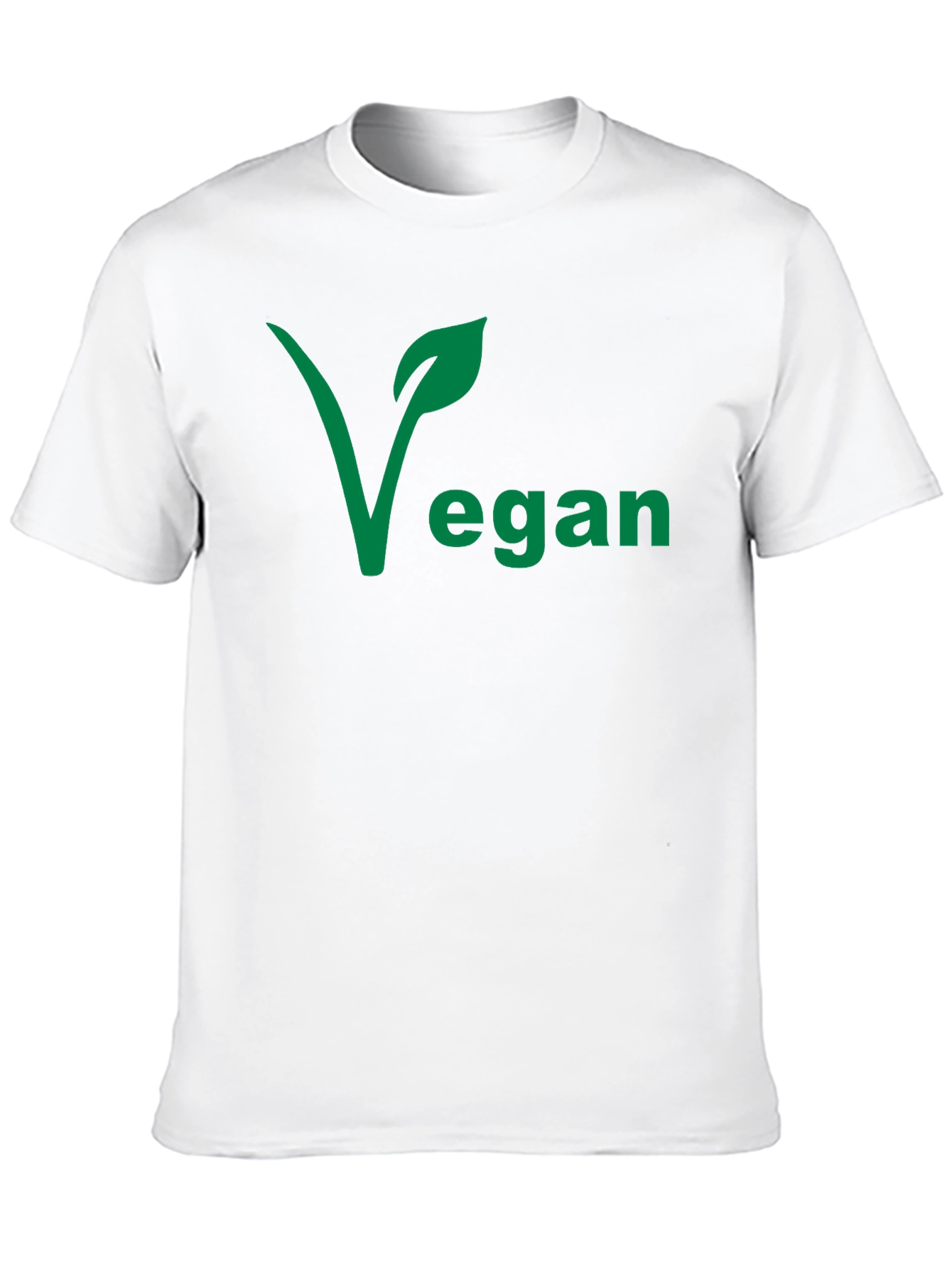 Vegan Graphic Tee - Leaf Design