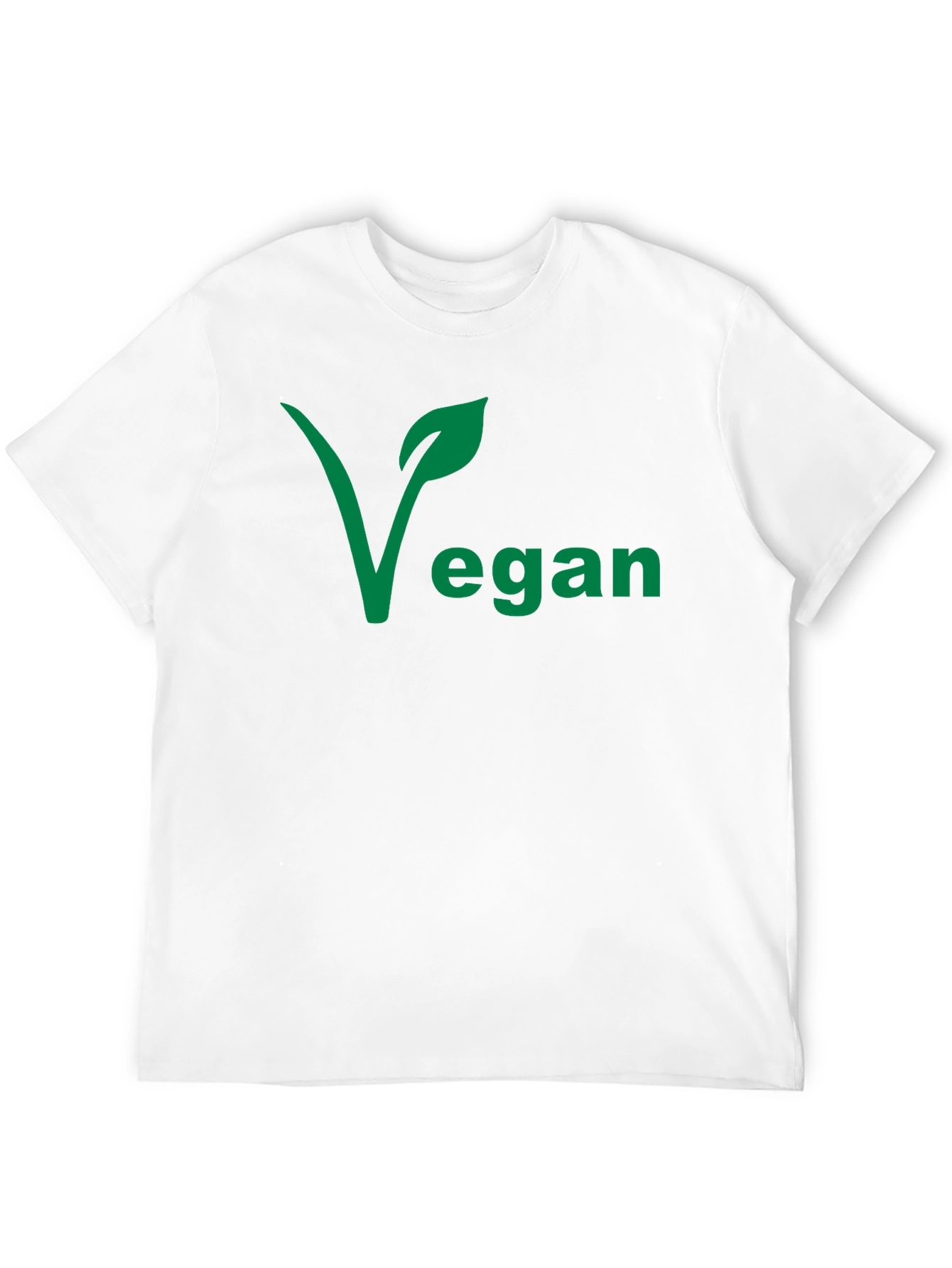 Vegan Graphic Tee - Leaf Design